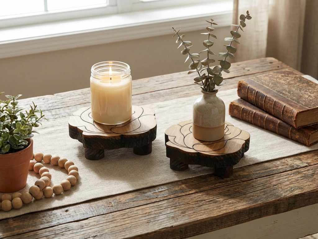Reclaimed Wood Rose Risers