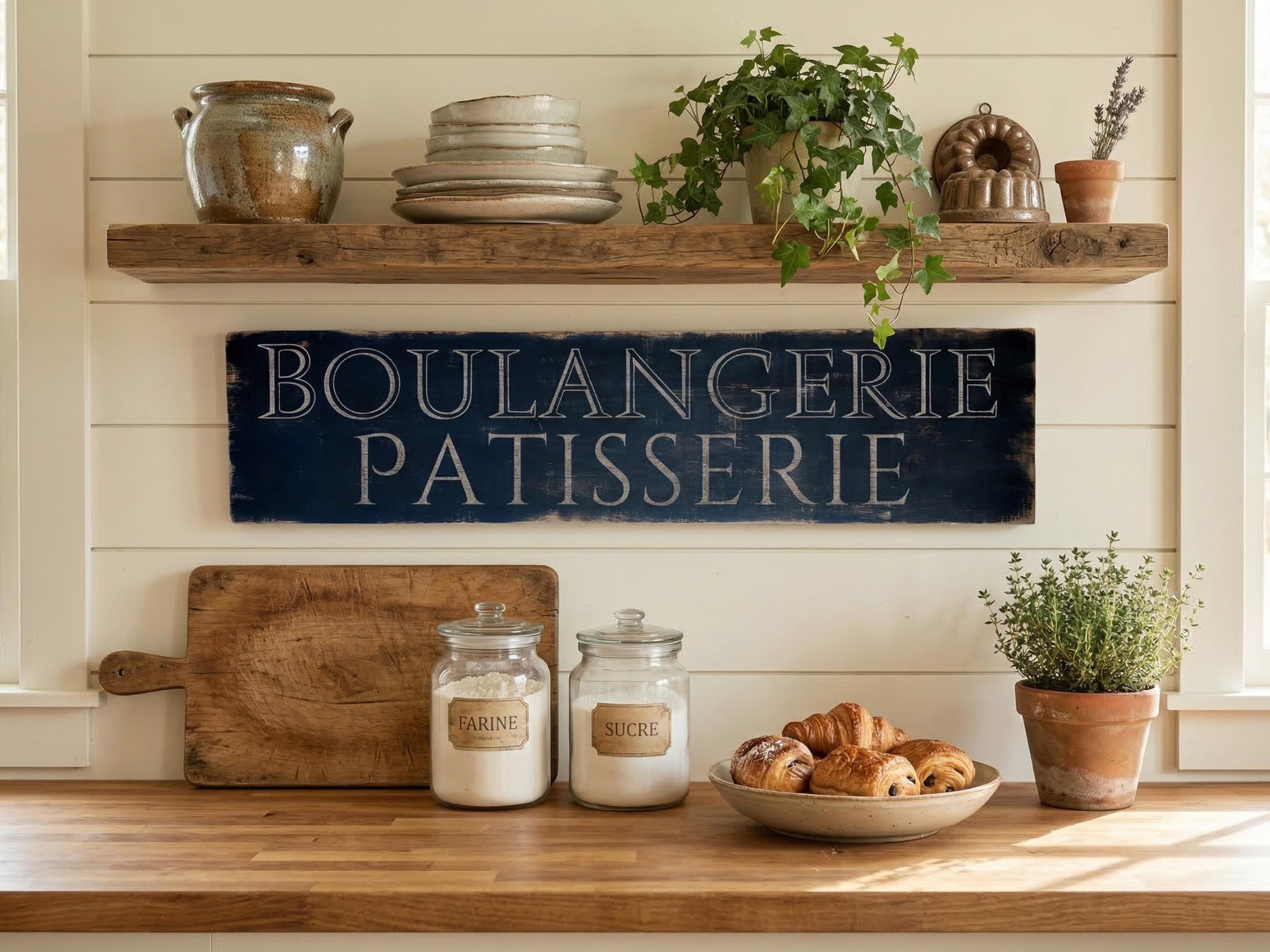 Antique Style Boulangerie & Patisserie Sign