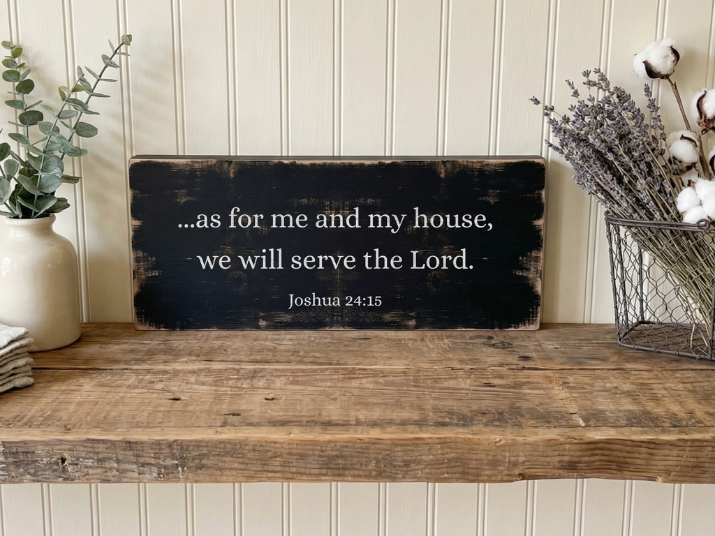 Custom Bible Verse Freestanding Sign