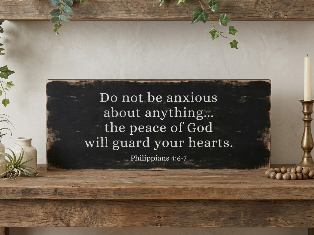 Custom Bible Verse Freestanding Sign