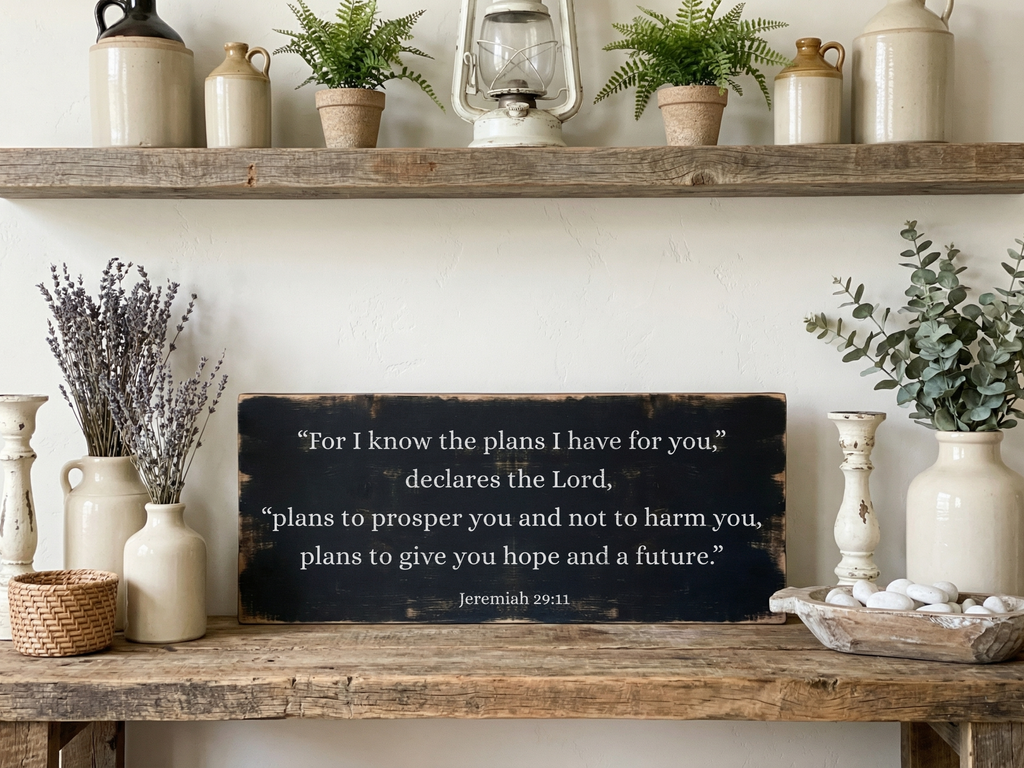 Custom Bible Verse Freestanding Sign