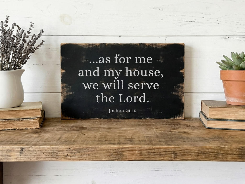 Custom Bible Verse Freestanding Sign