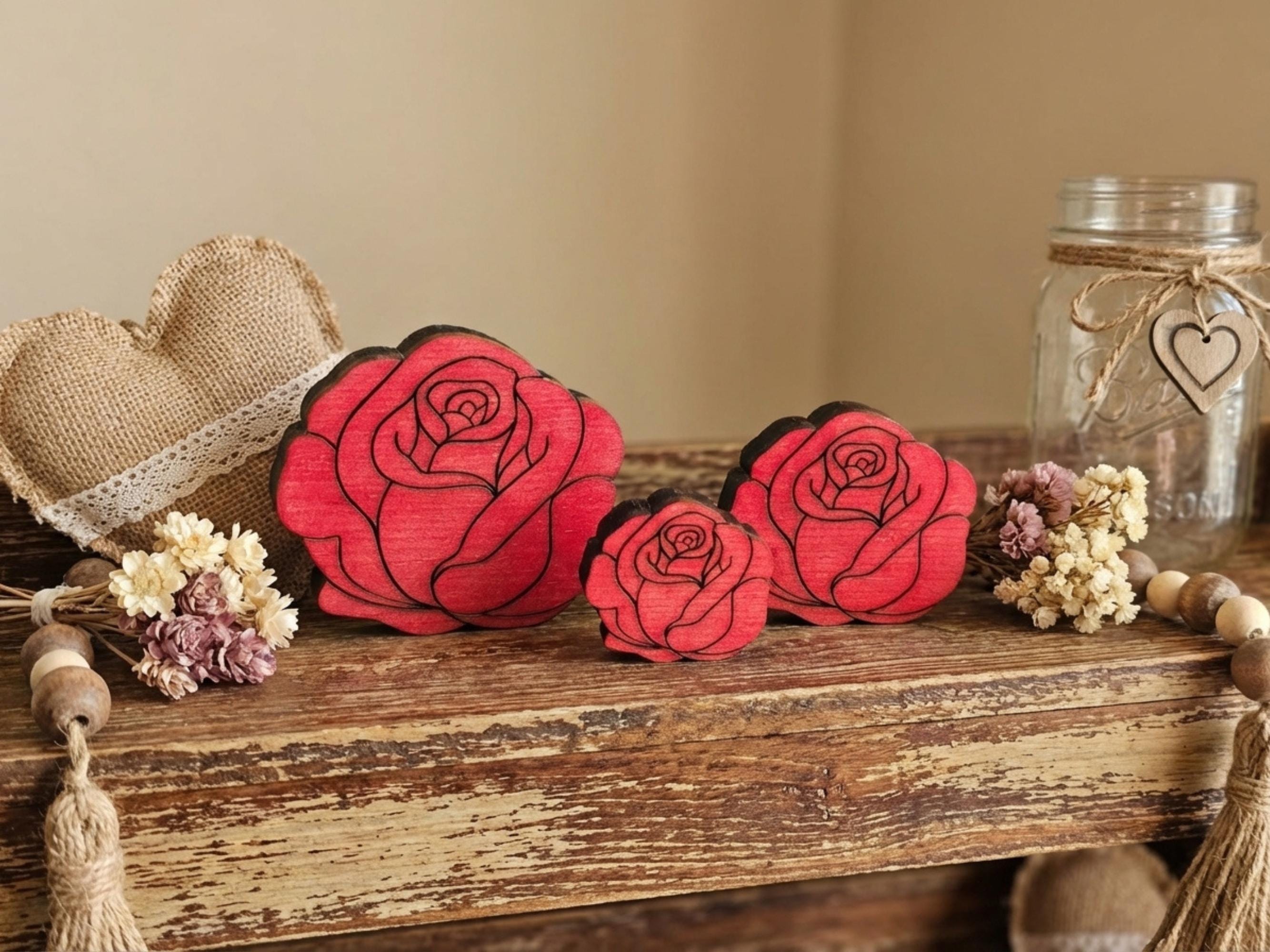 Reclaimed Wood Roses