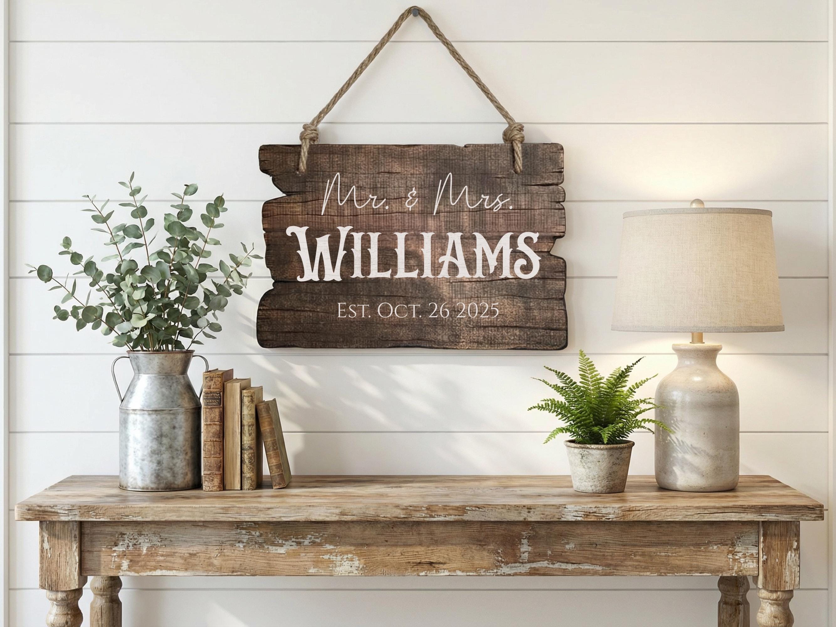 Custom Weathered Sign