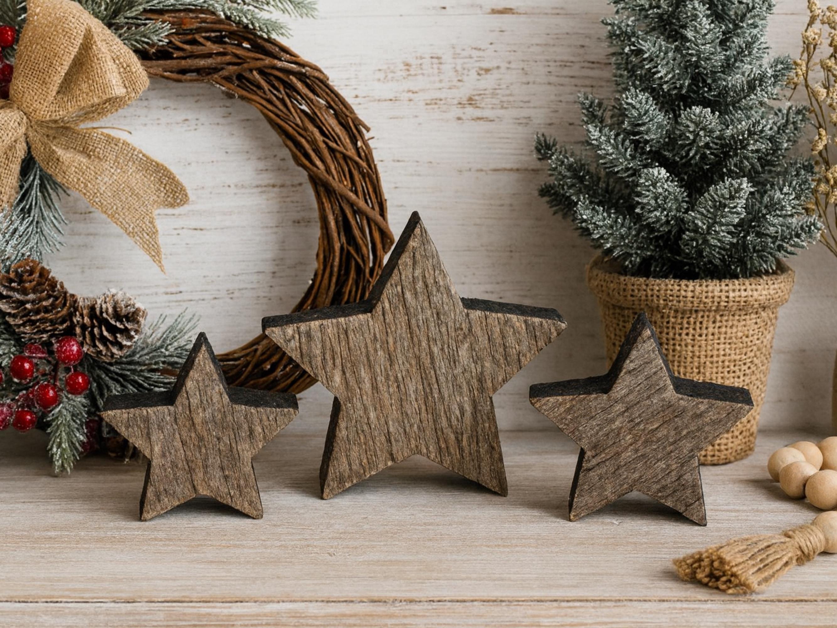Reclaimed Wood Stars
