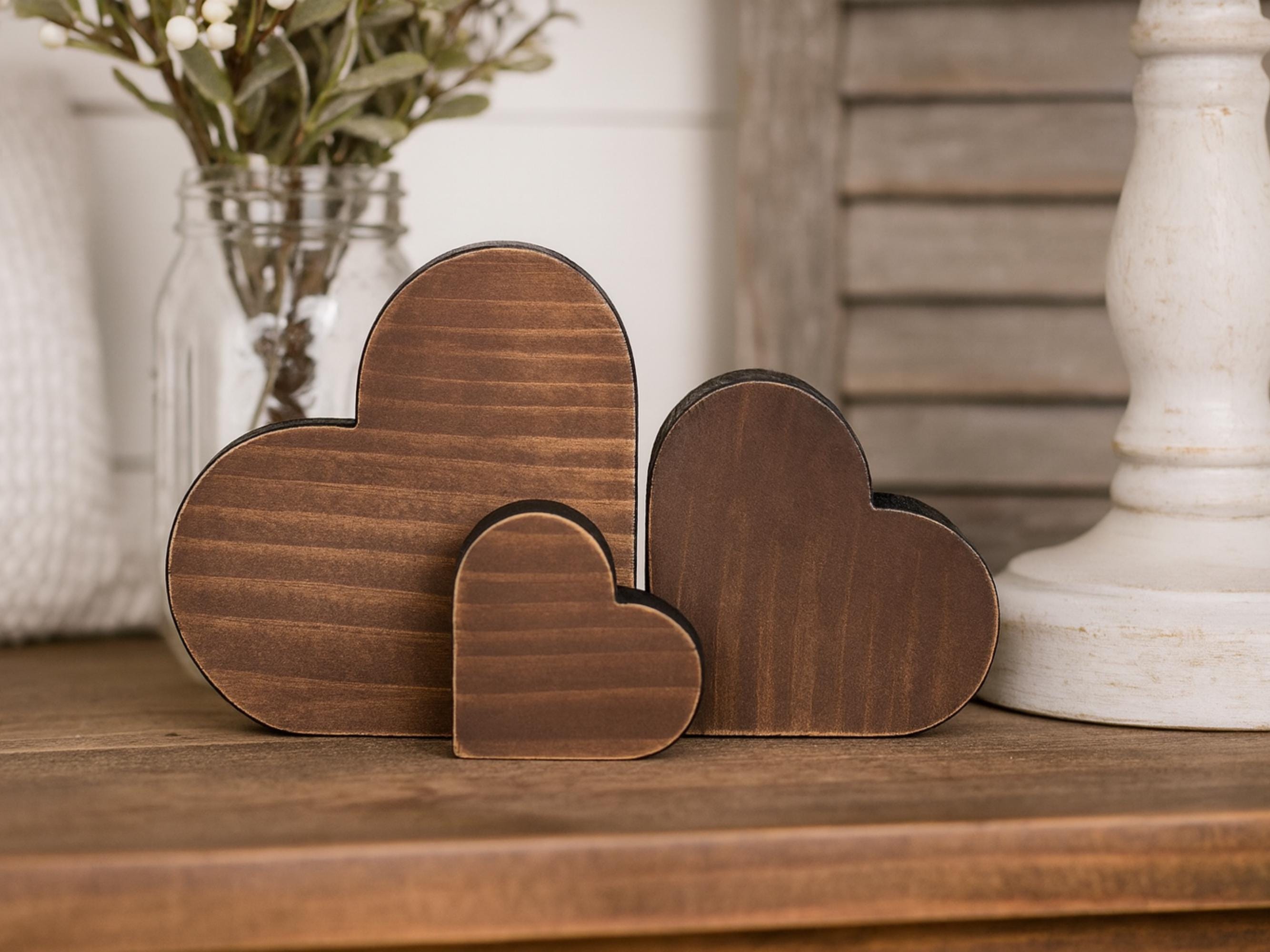 Reclaimed Wooden Hearts