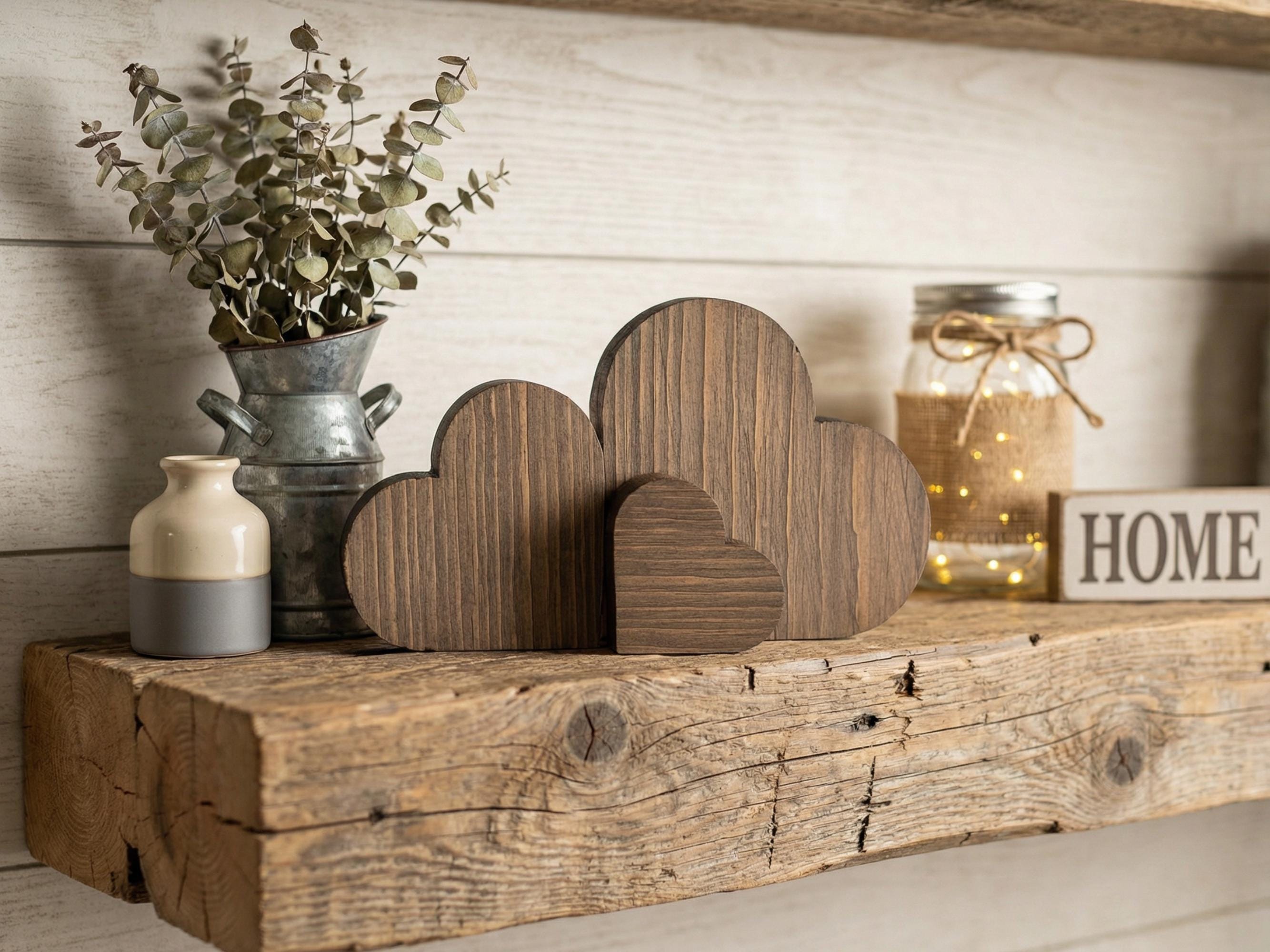 Reclaimed Wood Hearts