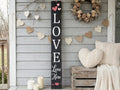 Love Lives Here Porch Leaner Sign