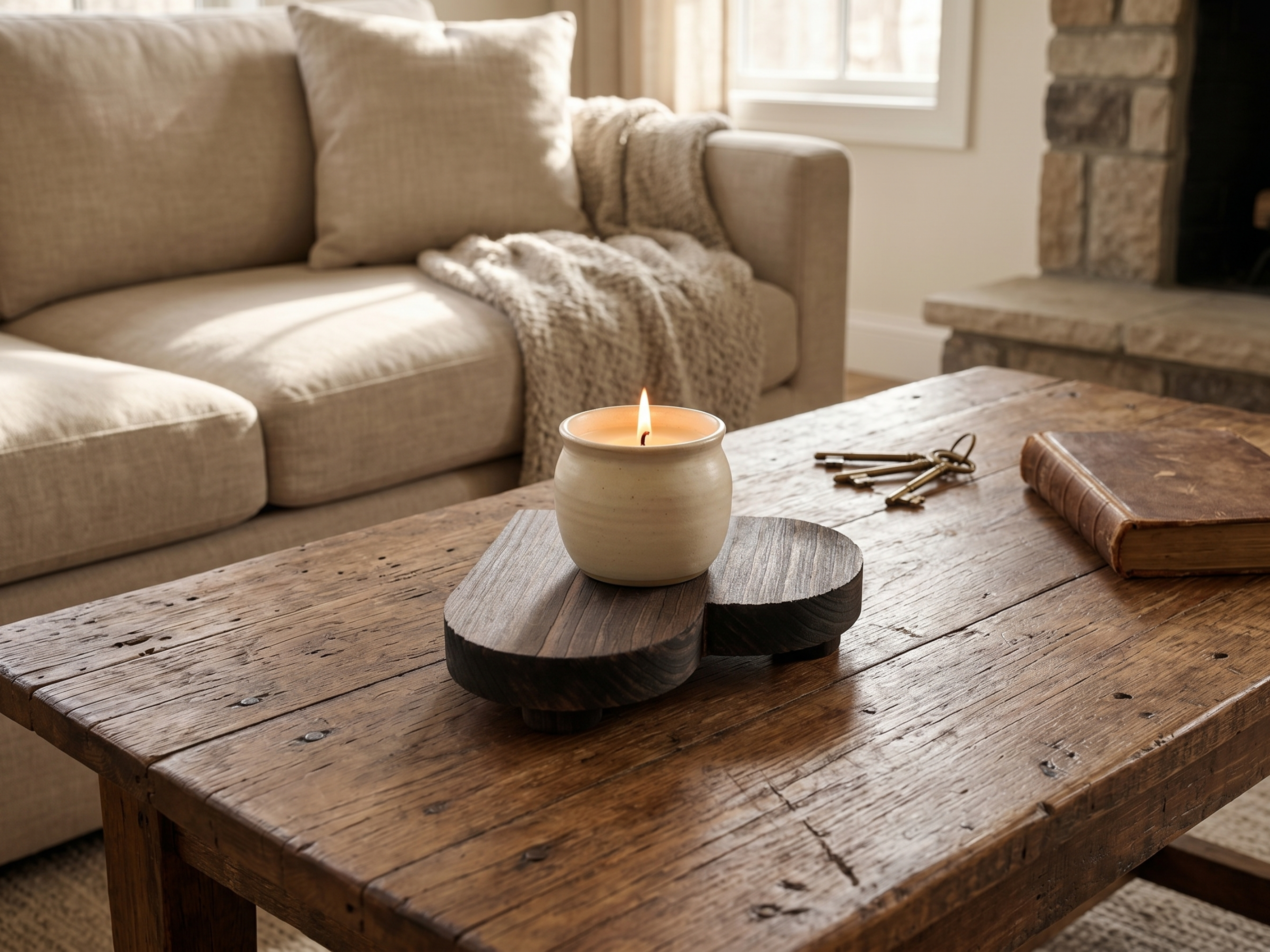 Reclaimed Wood Heart Risers