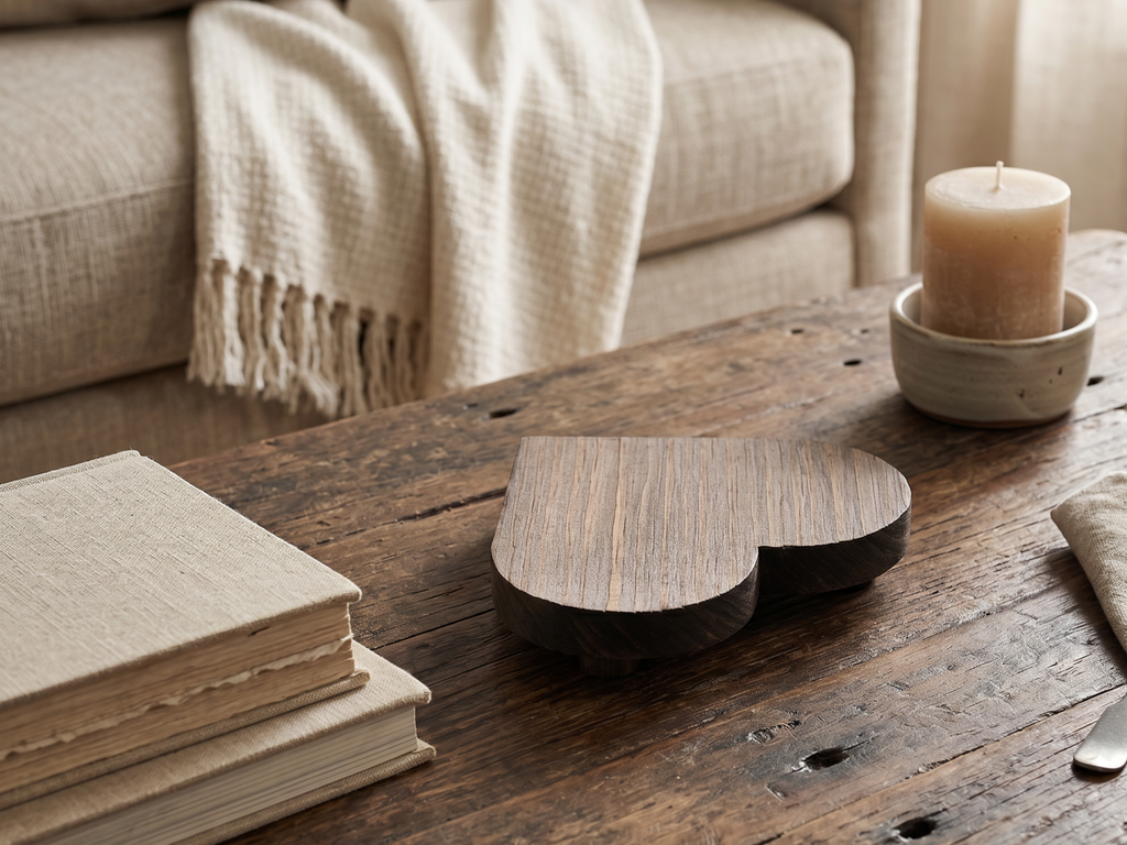 Reclaimed Wood Heart Risers