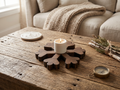 Reclaimed Wood Snowflake Risers