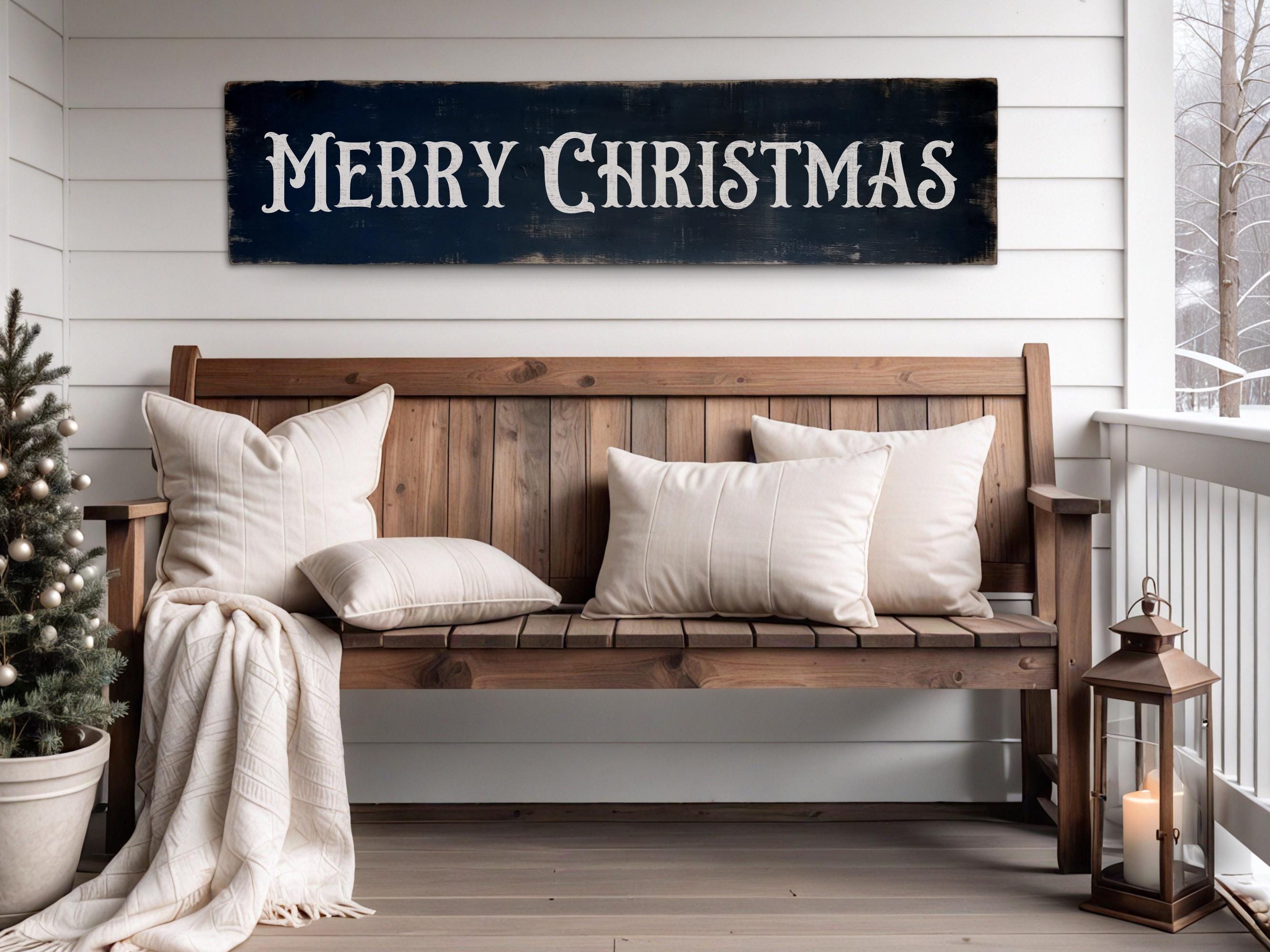 Rustic Merry Christmas Sign