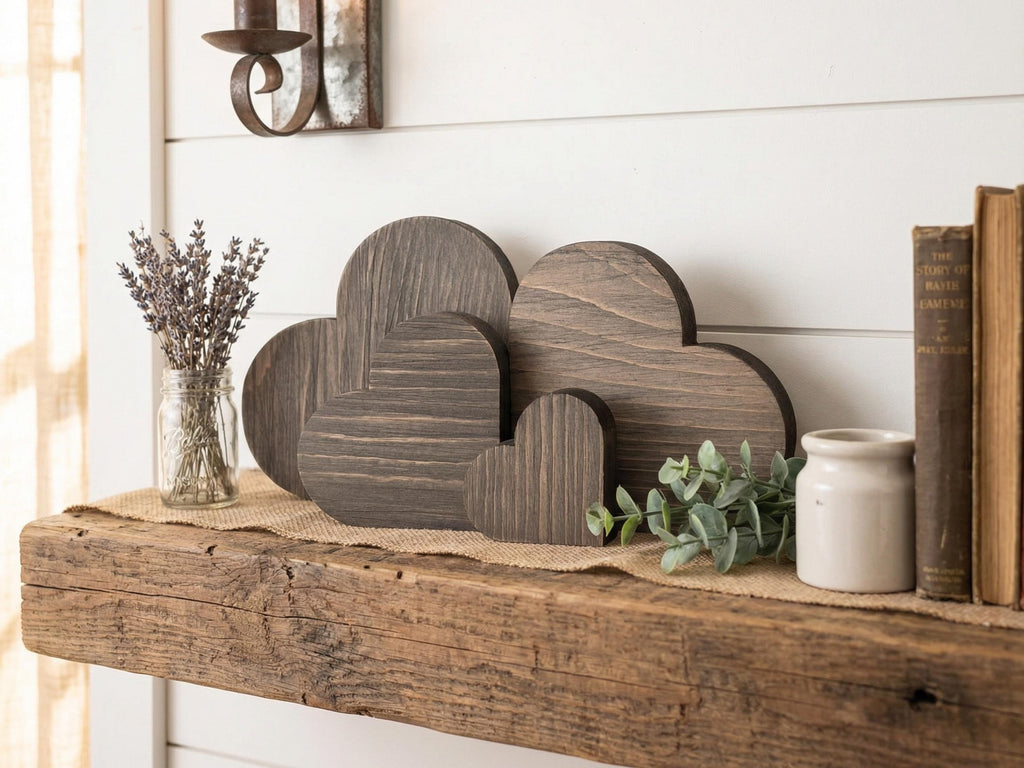 Reclaimed Wood Hearts