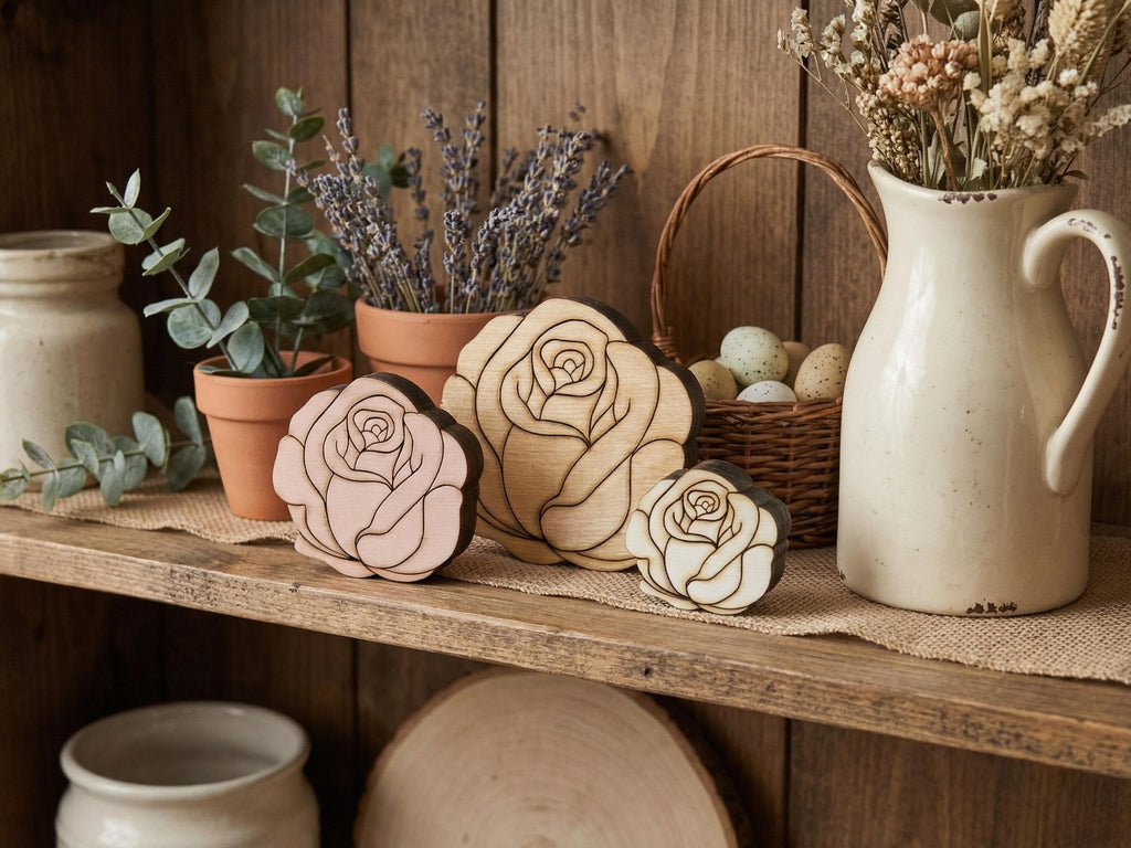 Reclaimed Wood Roses
