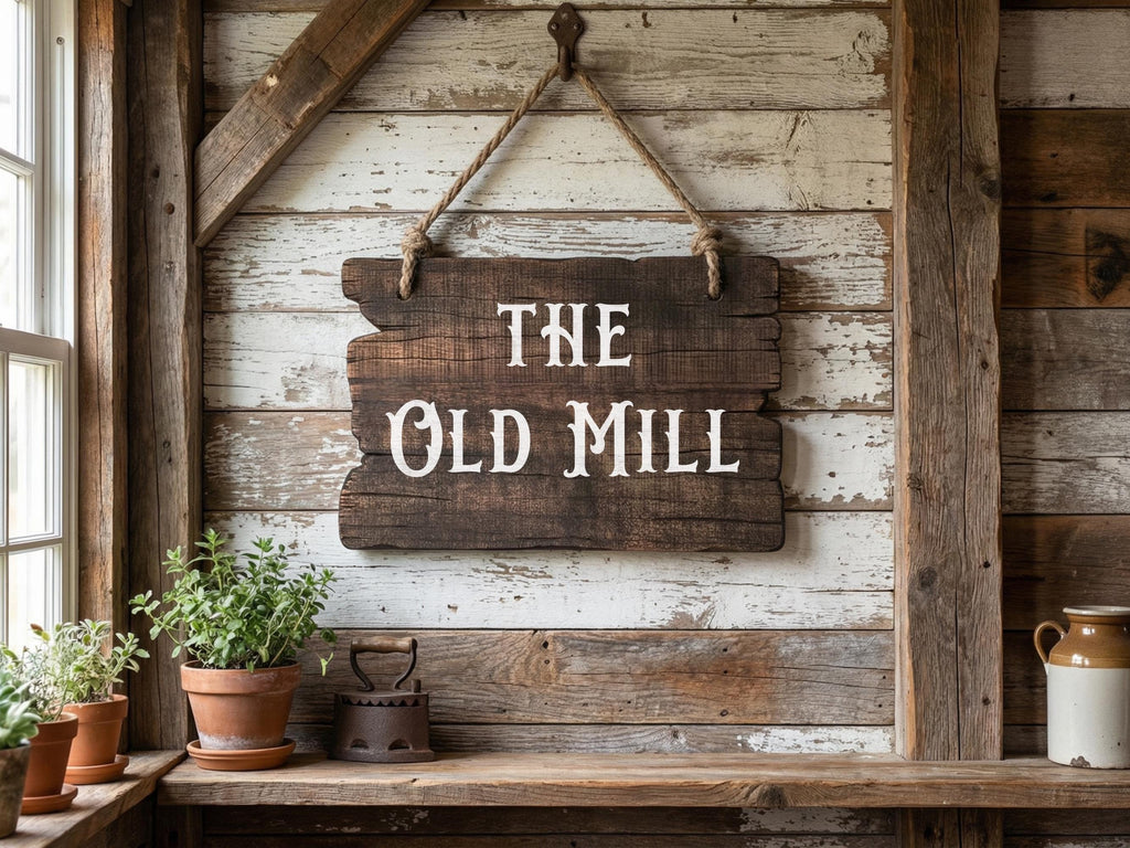 Custom Weathered Sign