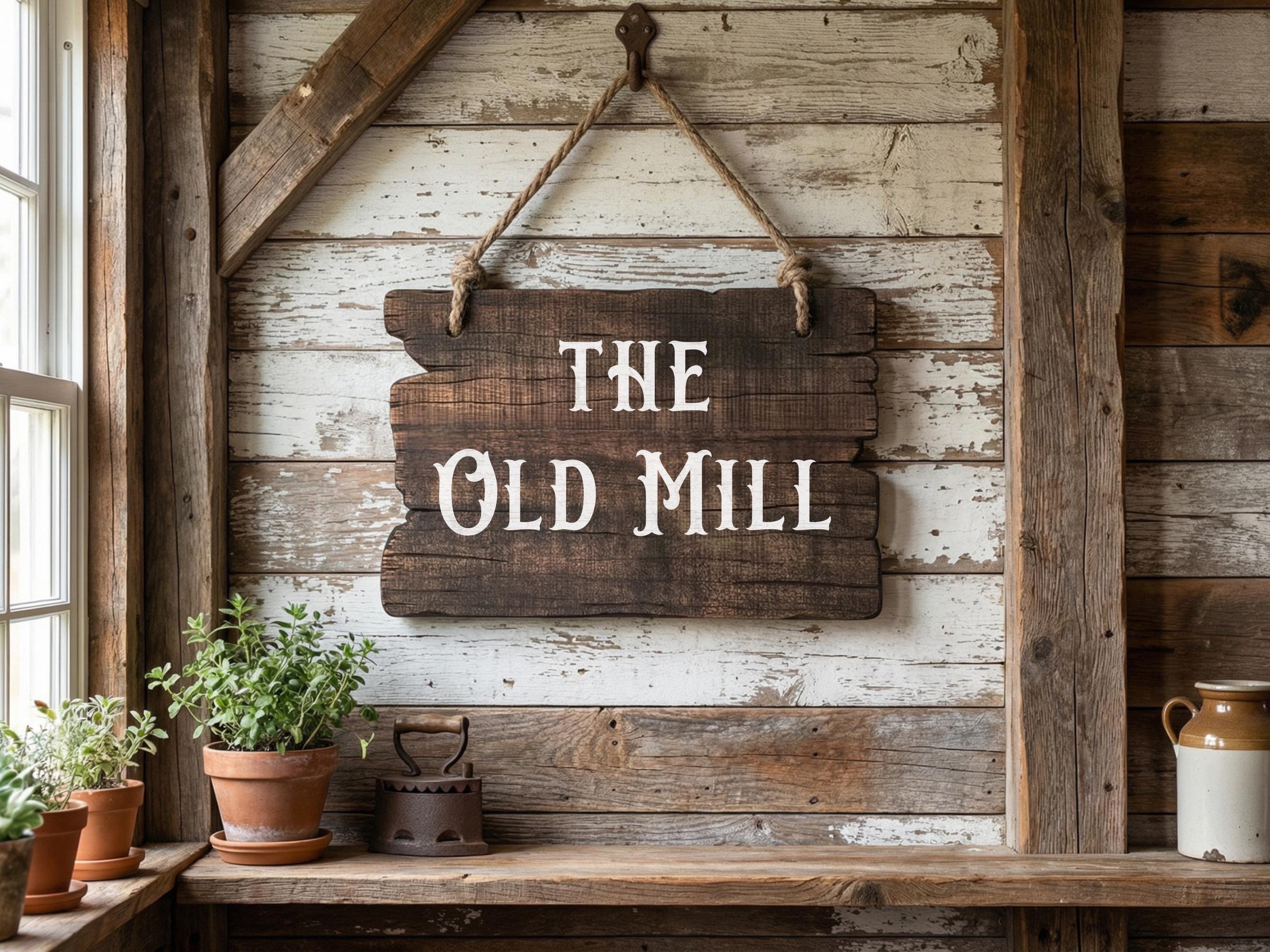 Custom Weathered Sign