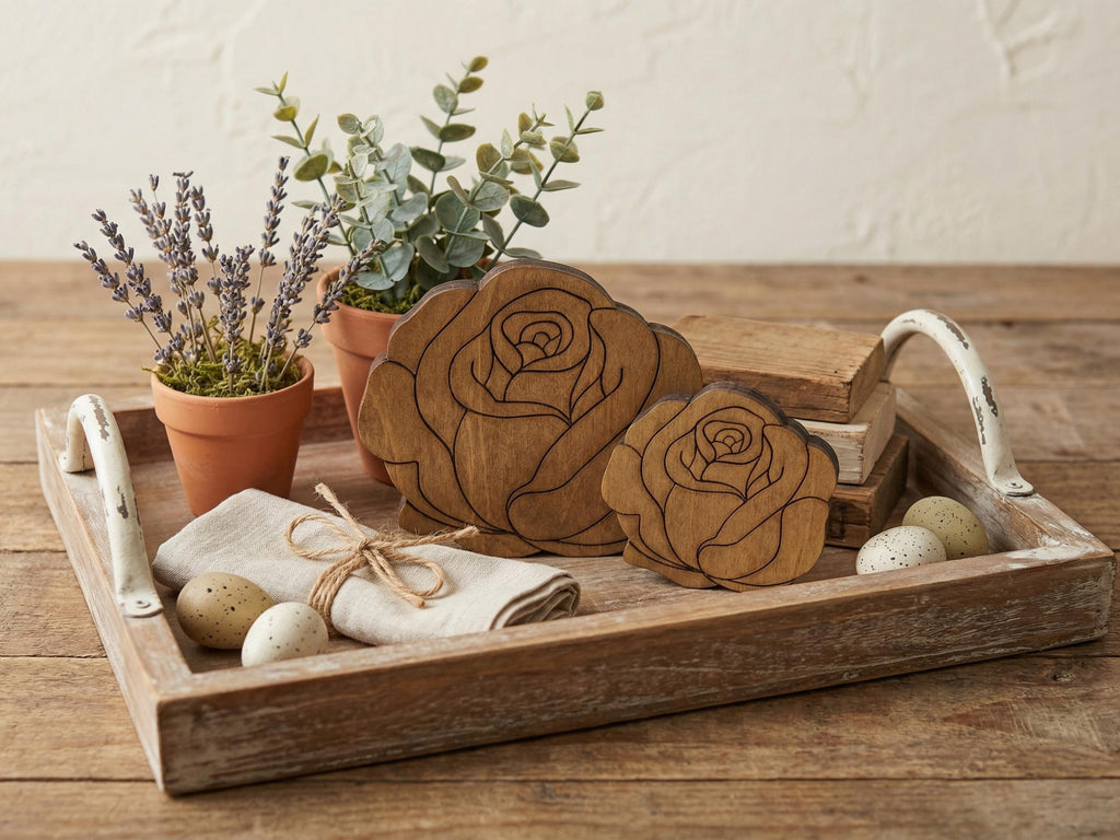 Reclaimed Wood Roses