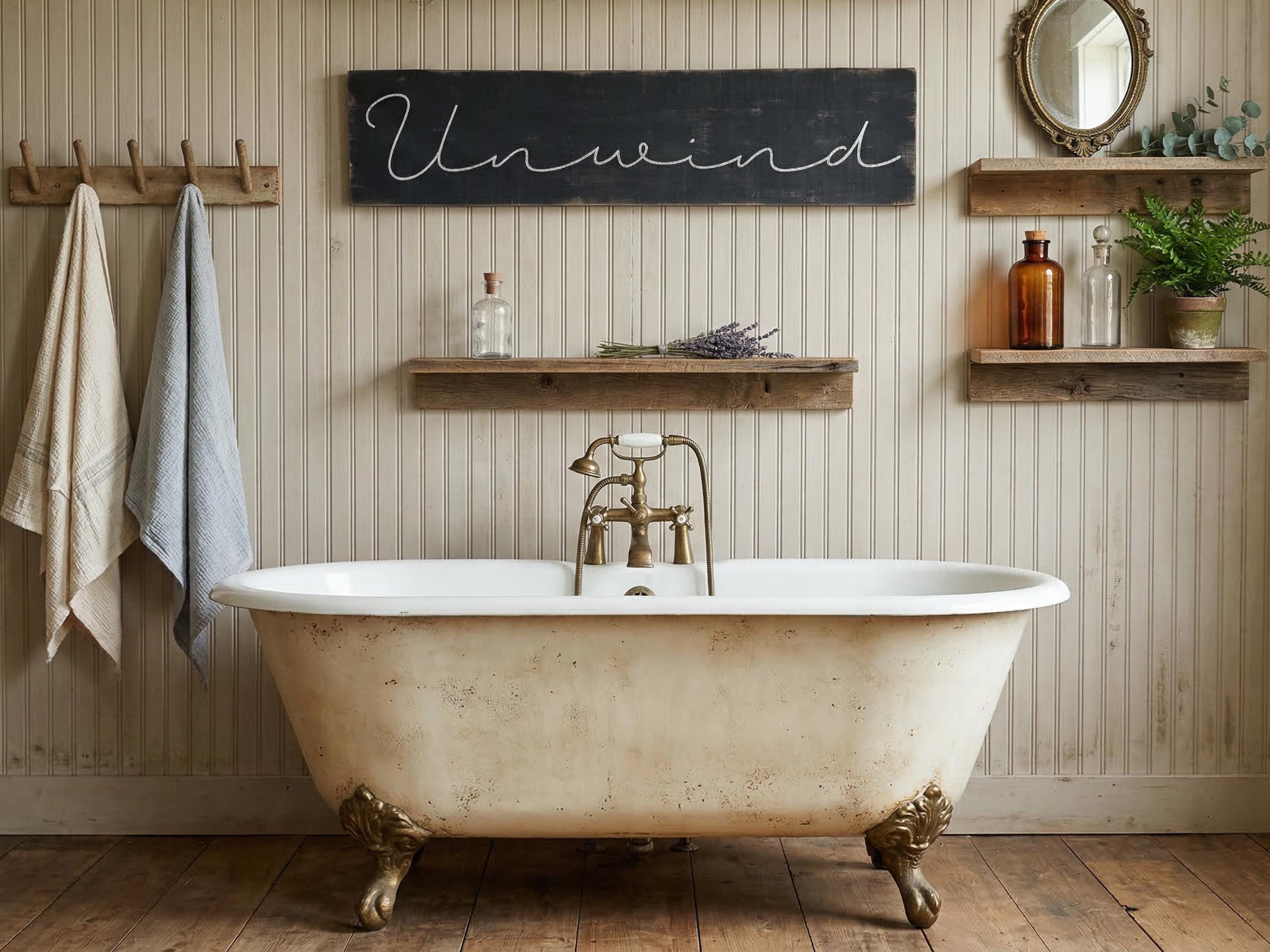 Antique Style Unwind Sign