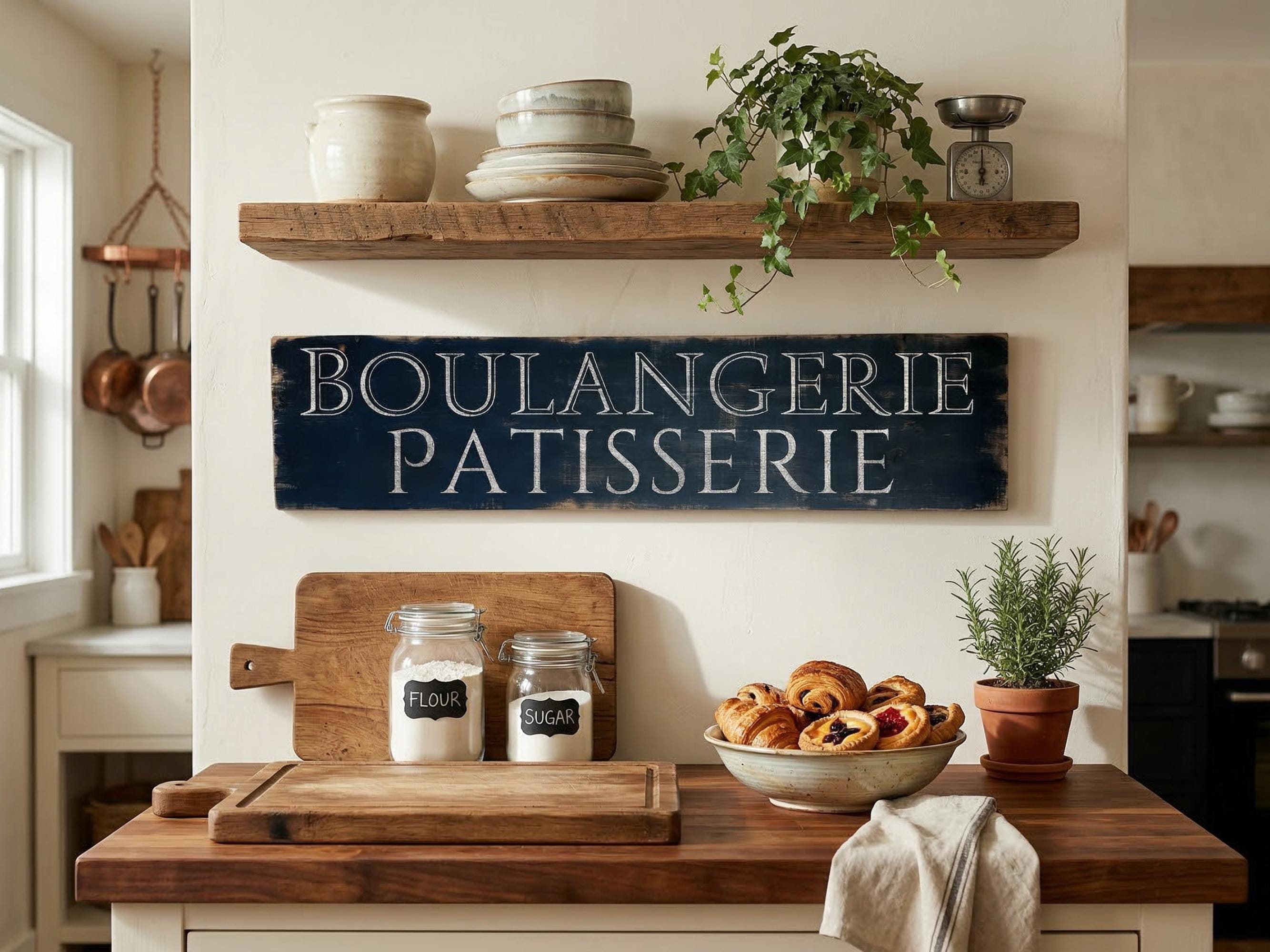 Boulangerie & Patisserie Rustic Sign