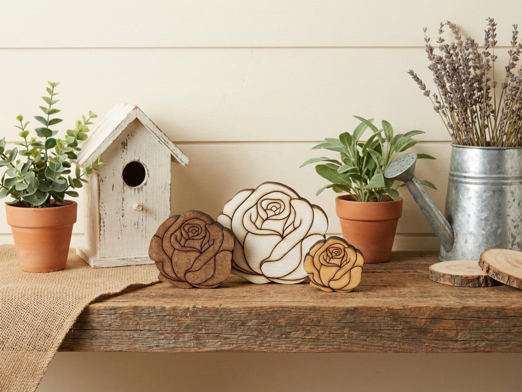 Reclaimed Wood Roses