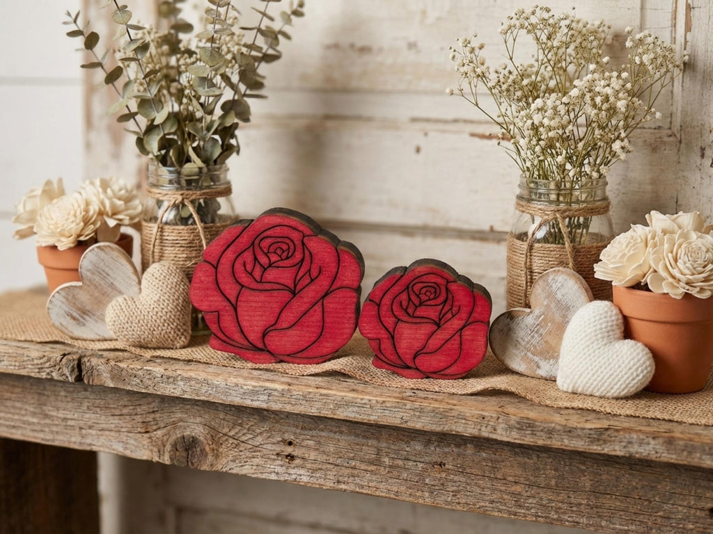 Reclaimed Wood Roses
