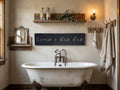 Antique Style Scrub a dub dub Sign