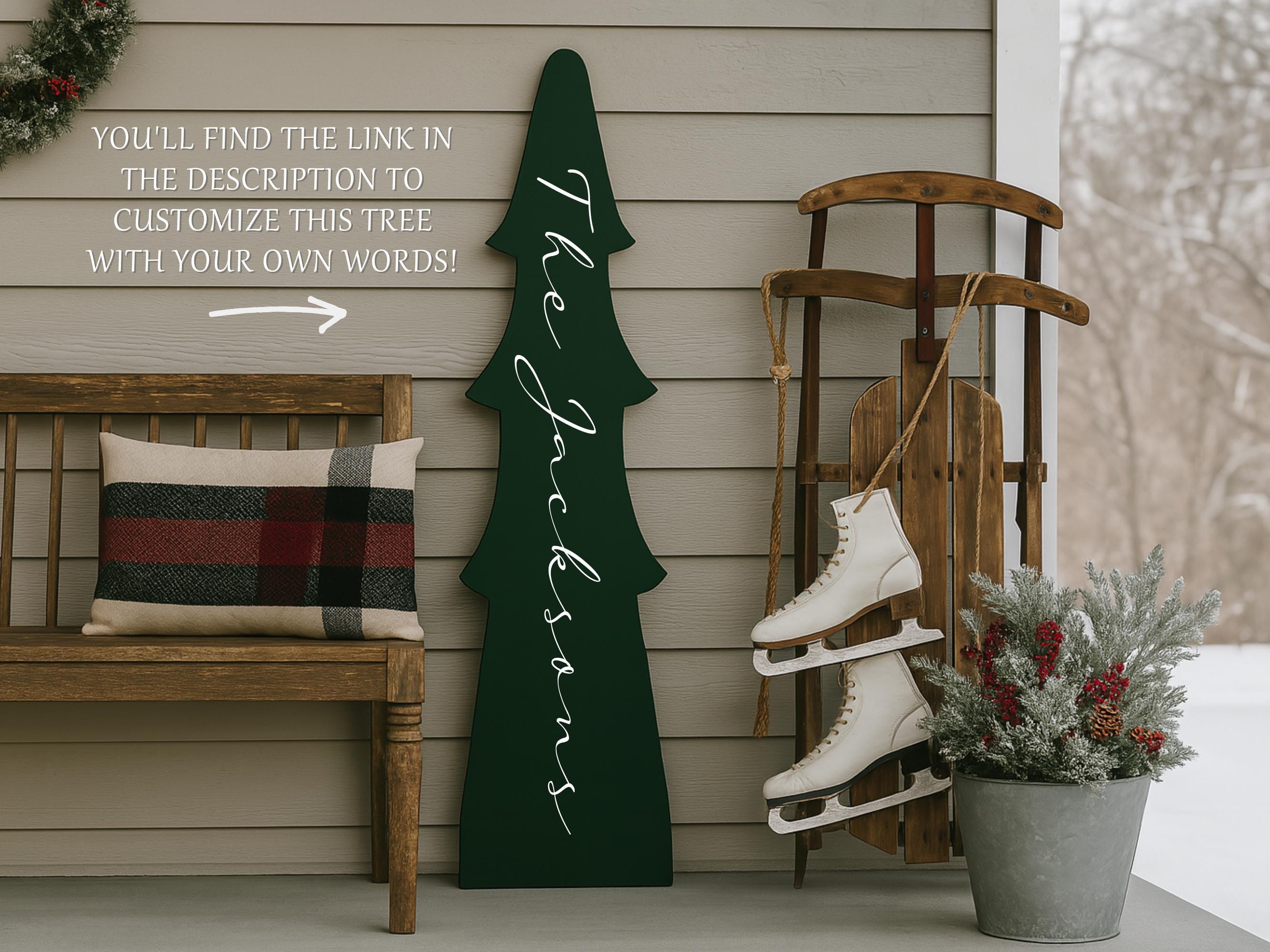 Timeless Porch Leaner Tree - O' Holy Night