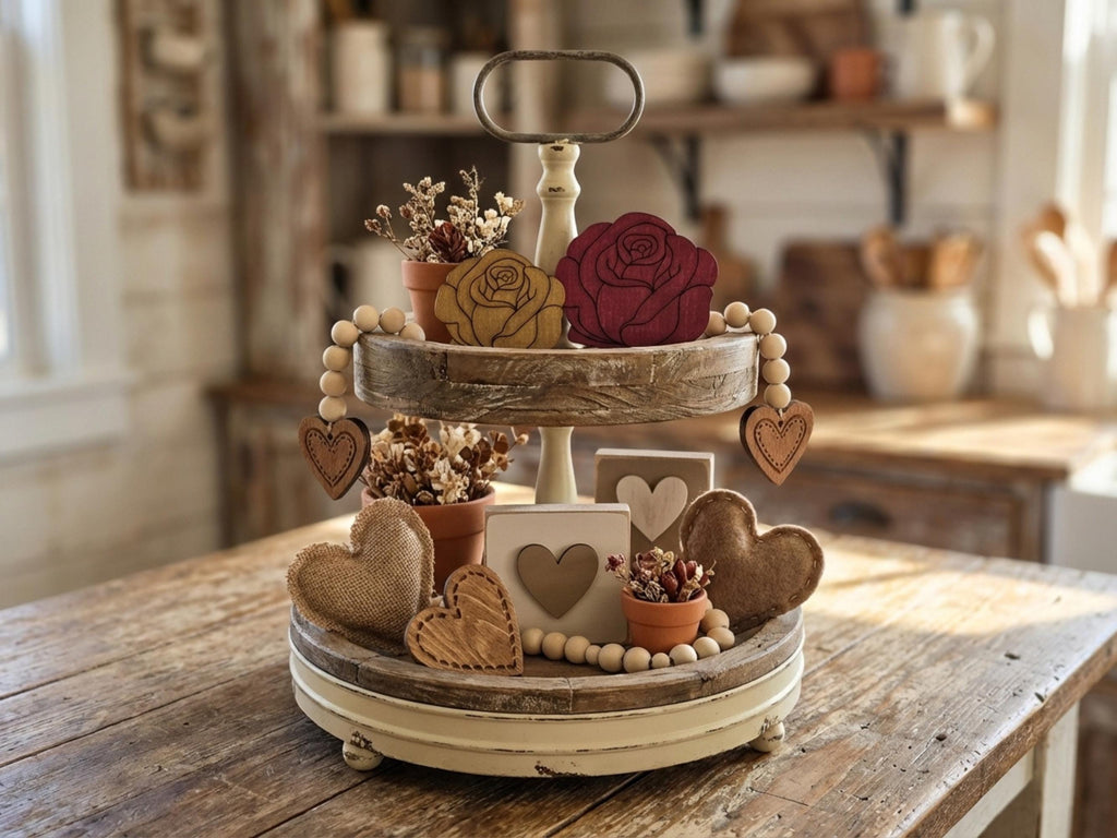 Reclaimed Wood Roses