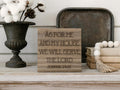 Joshua 24:15 Freestanding Reclaimed Wood Sign