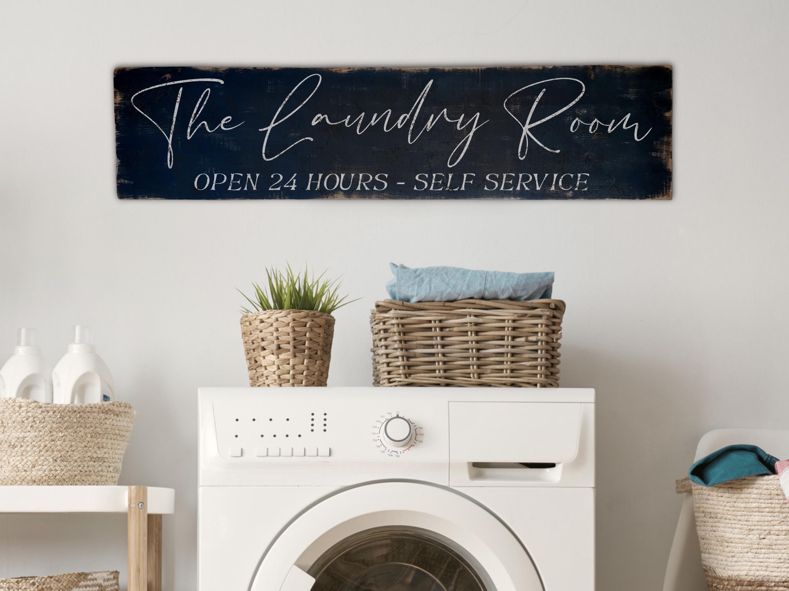 Antique Style Laundry Room Sign