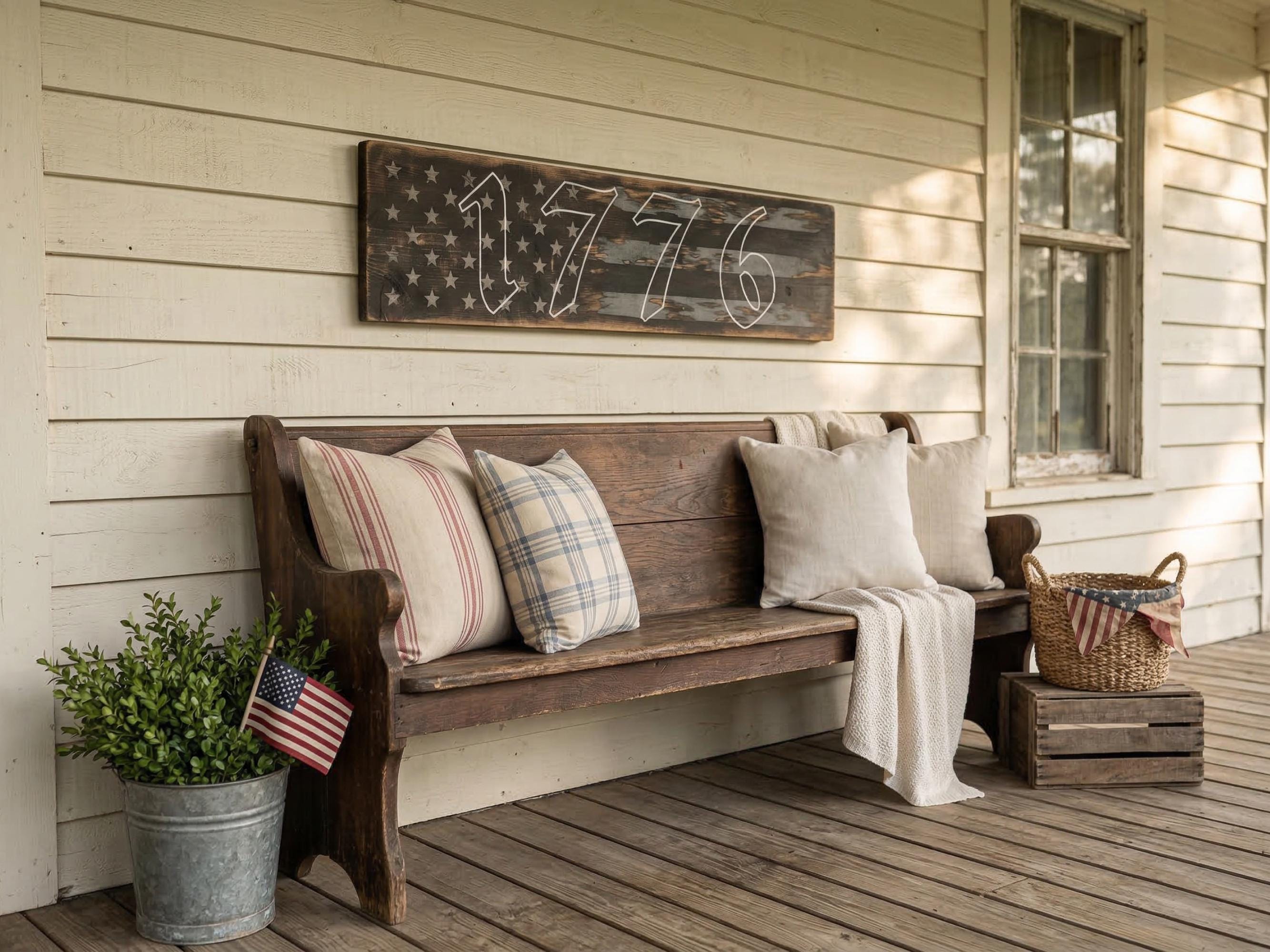 1776 Subdued American Flag