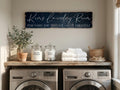 Custom Antique Style Laundry Room Sign