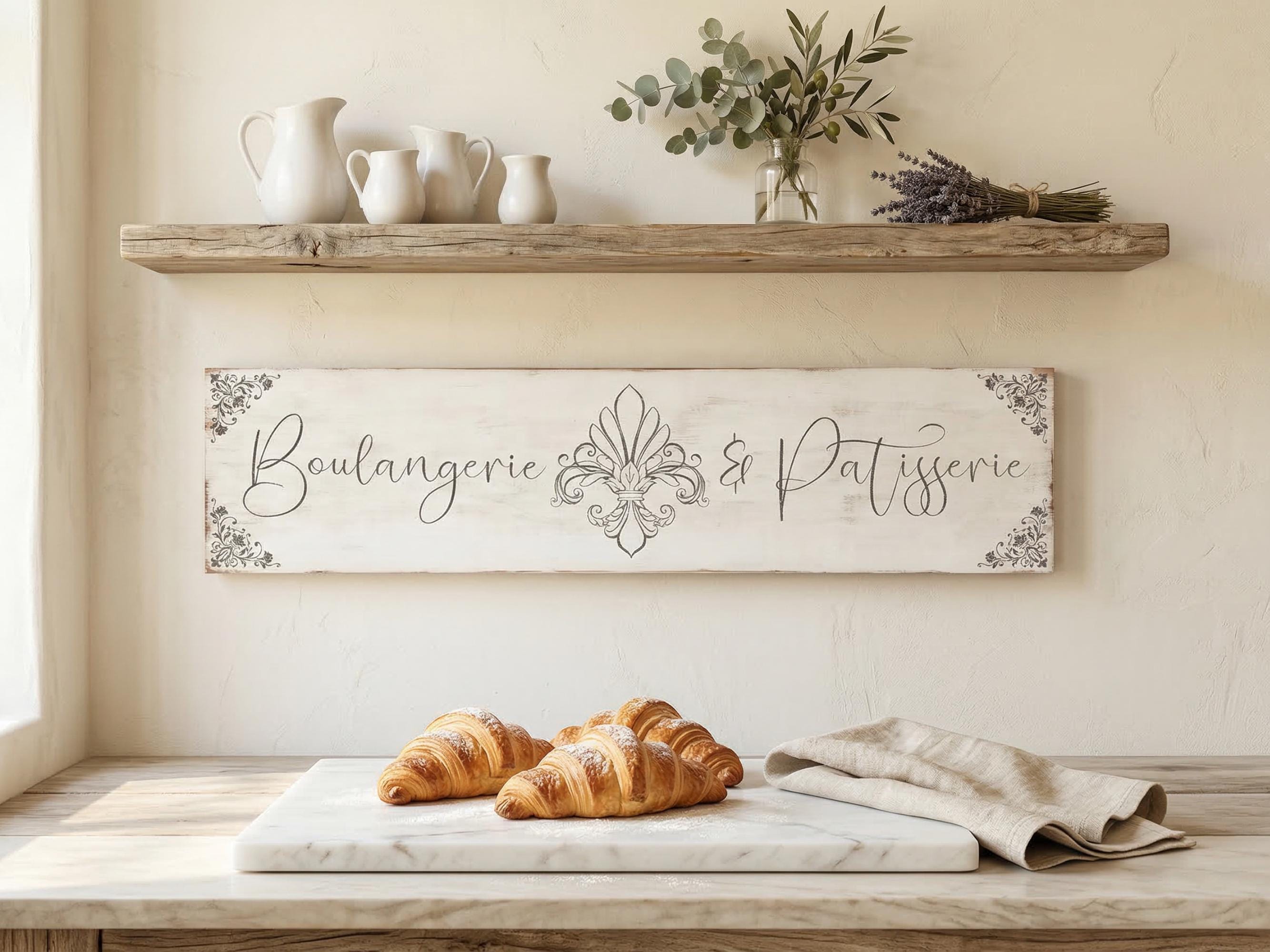 Rustic Boulangerie & Patisserie Sign