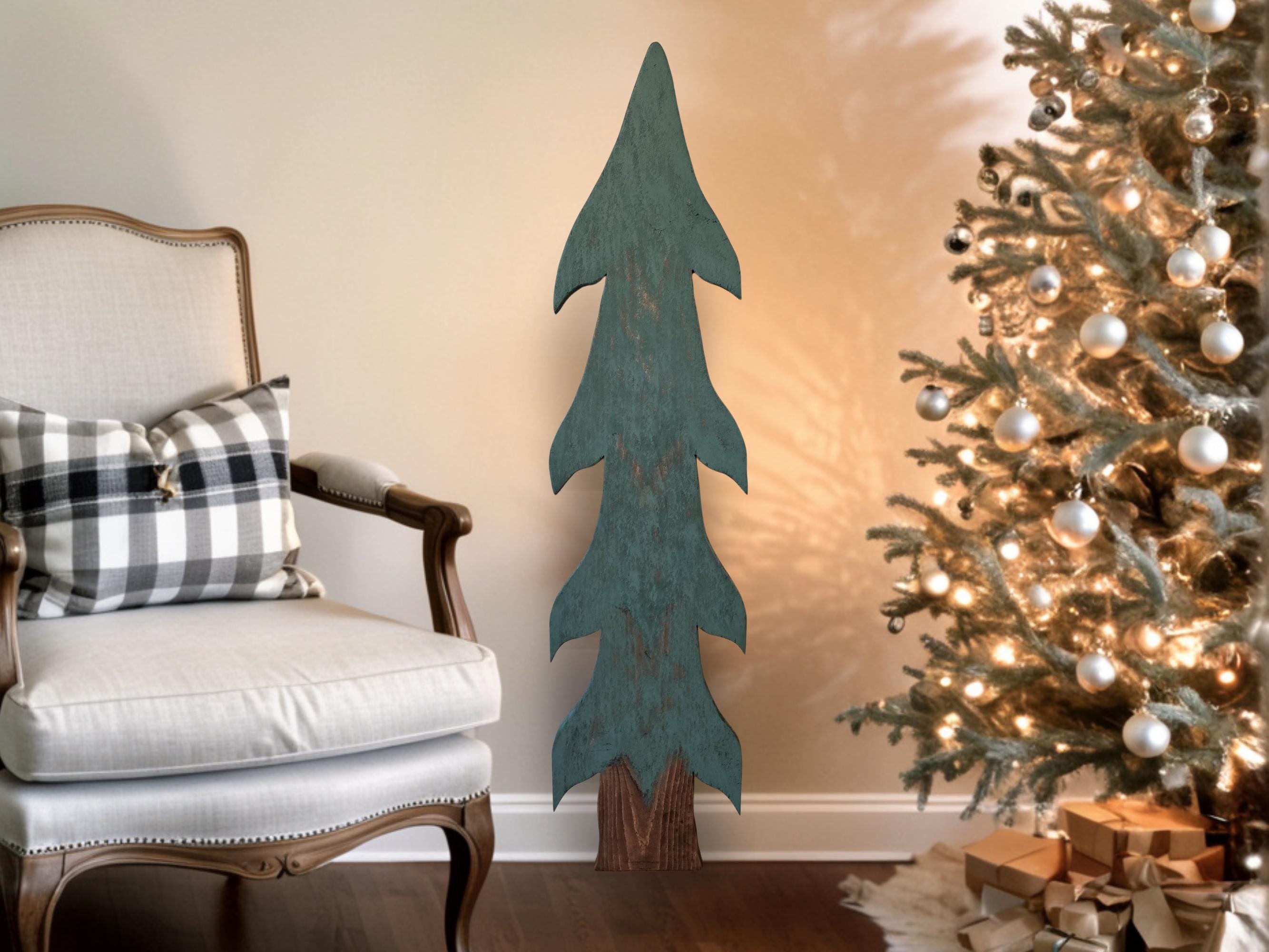 Rustic Wooden Tree 46"