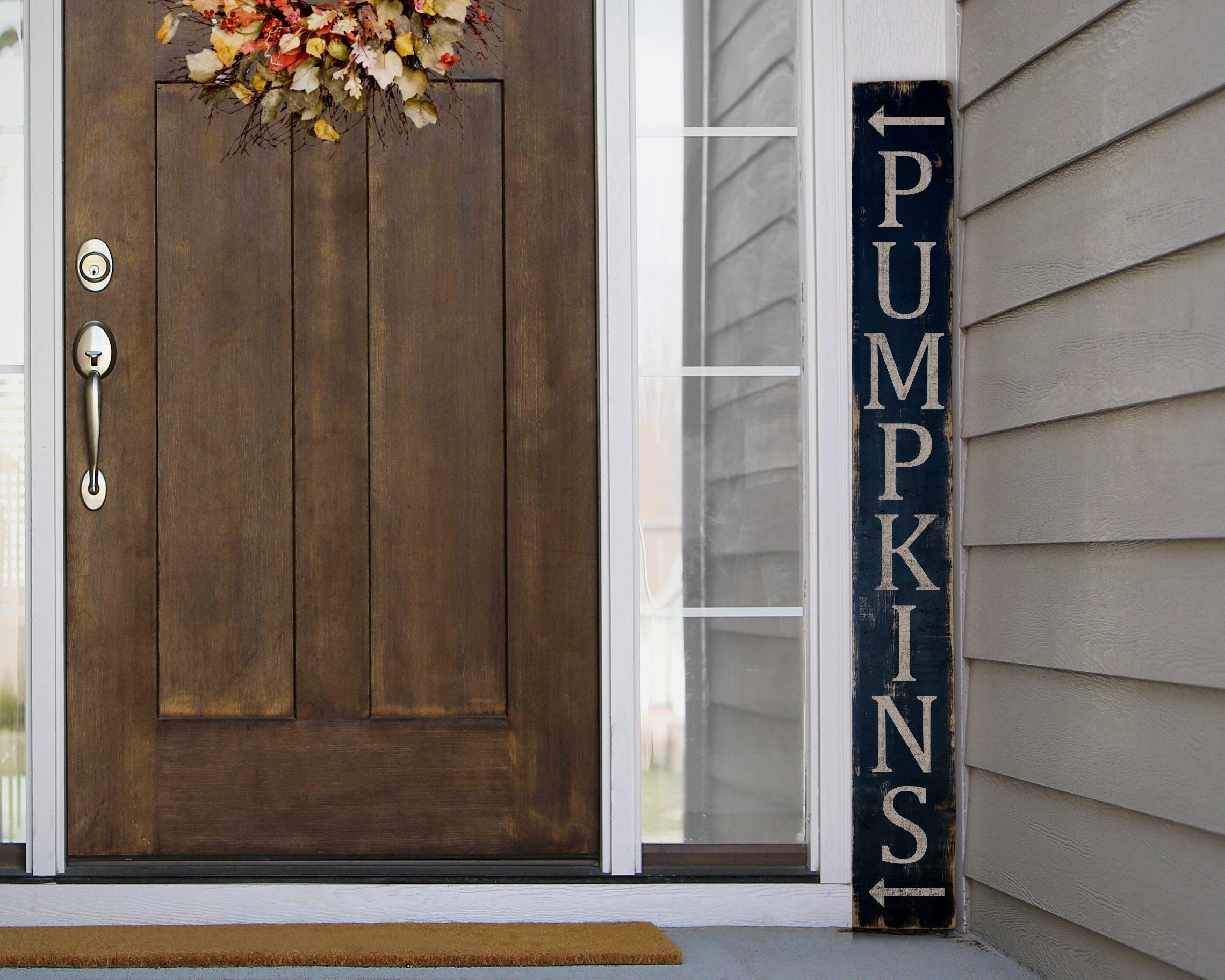 Antique Style Pumpkins Sign