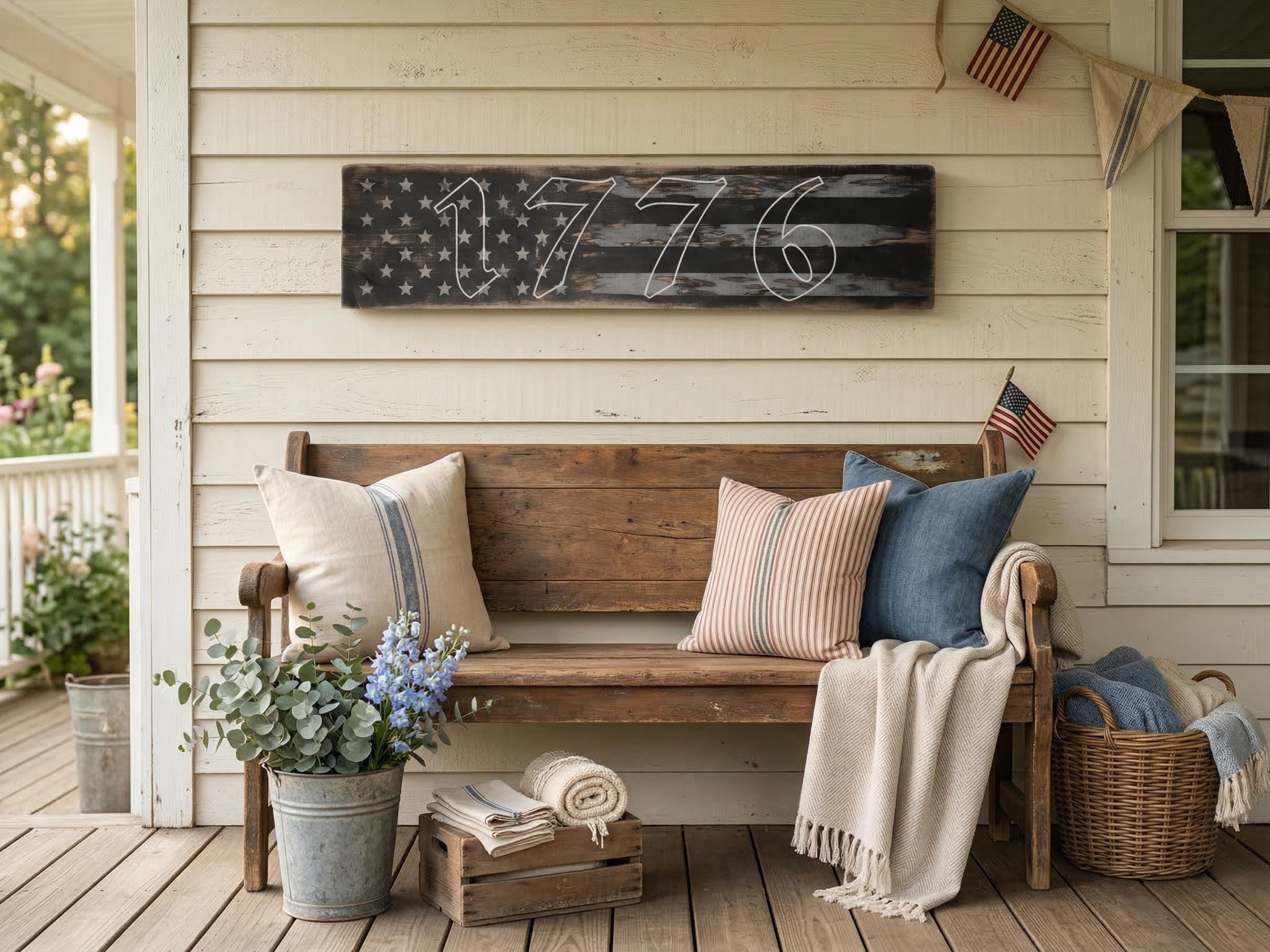 1776 Subdued American Flag