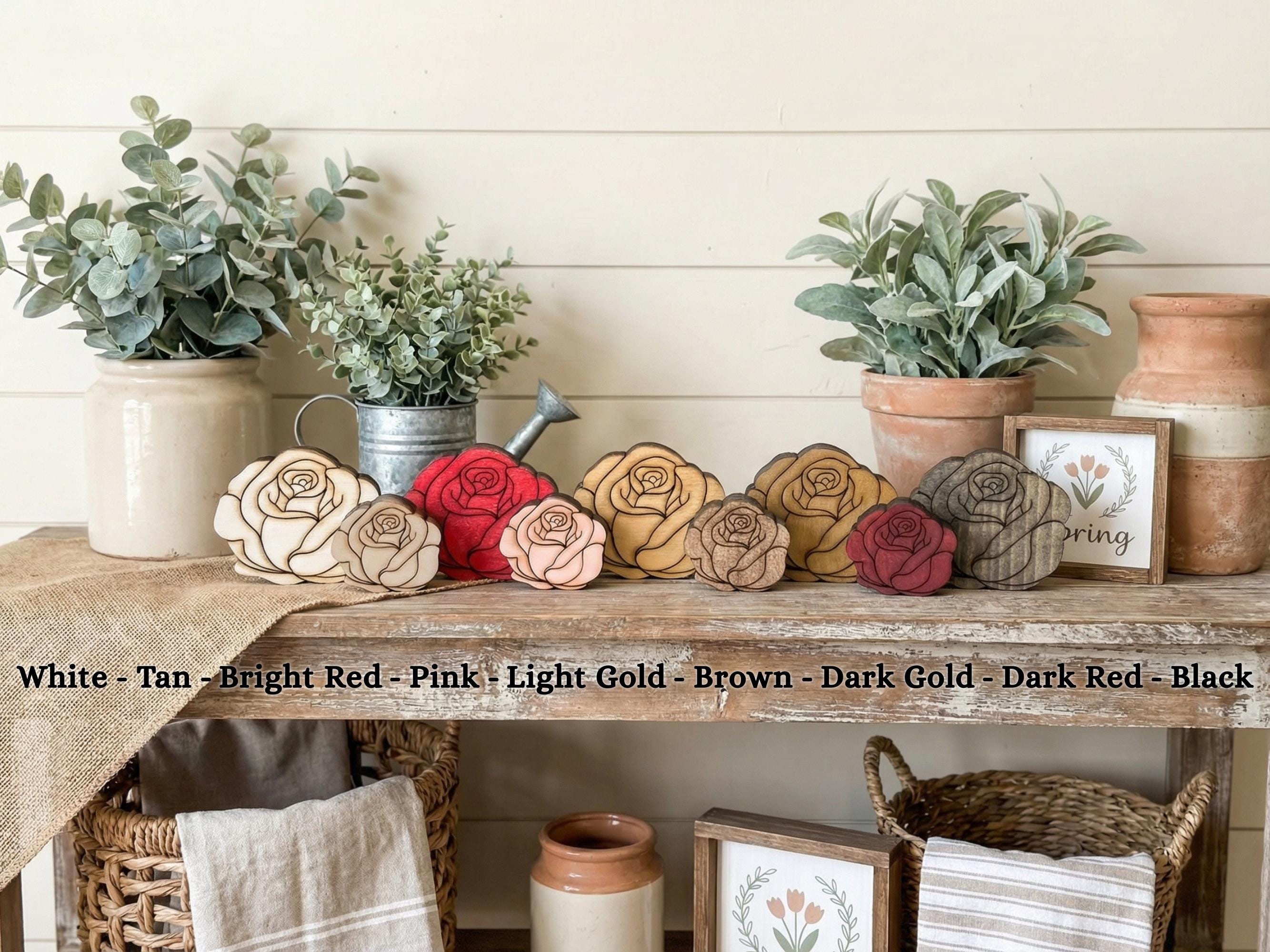 Reclaimed Wood Roses