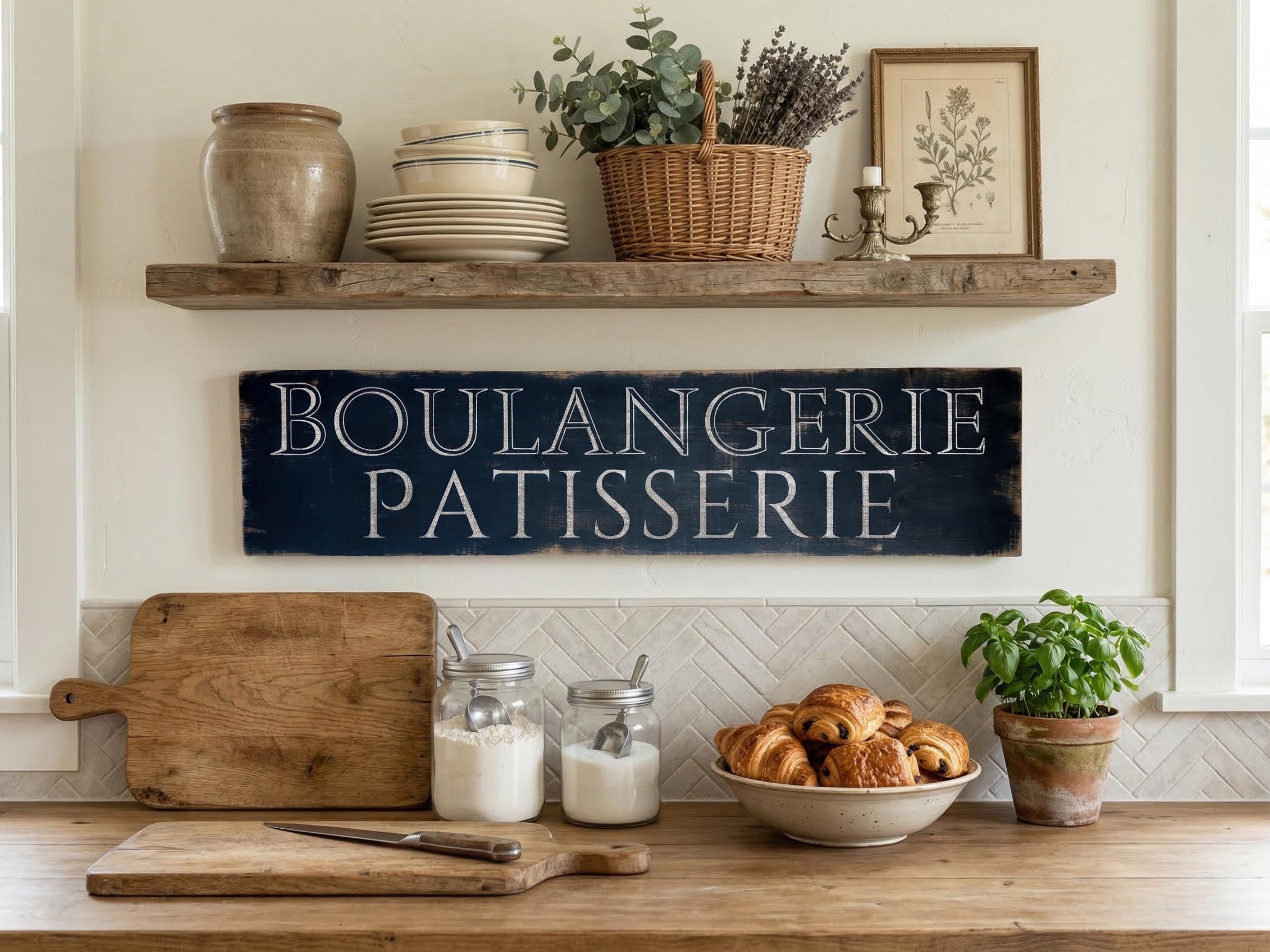 Boulangerie & Patisserie Rustic Sign