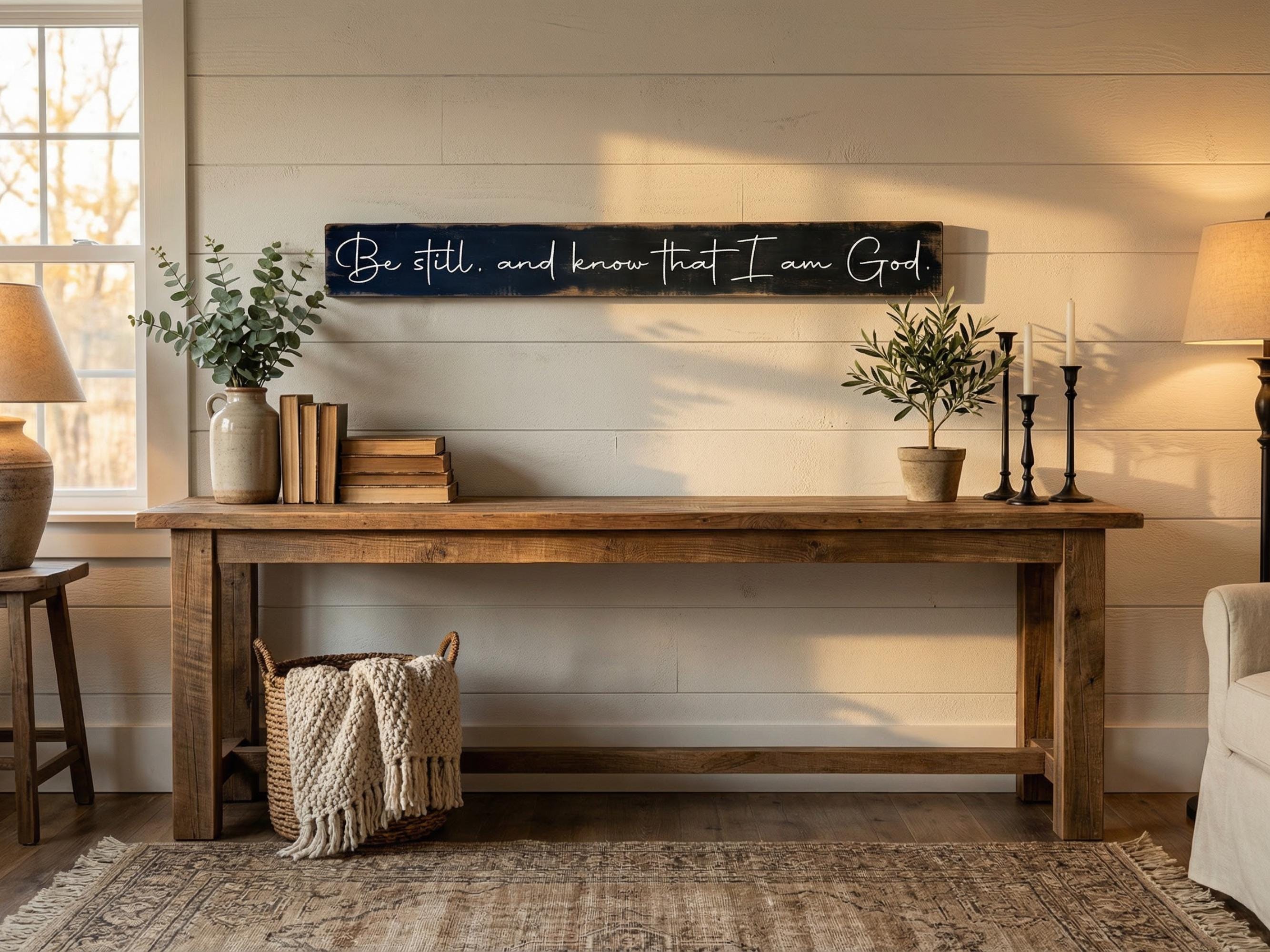 Psalm 46:10 Bible Verse Sign
