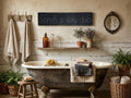 Rustic Scrub a dub dub Bathroom Sign
