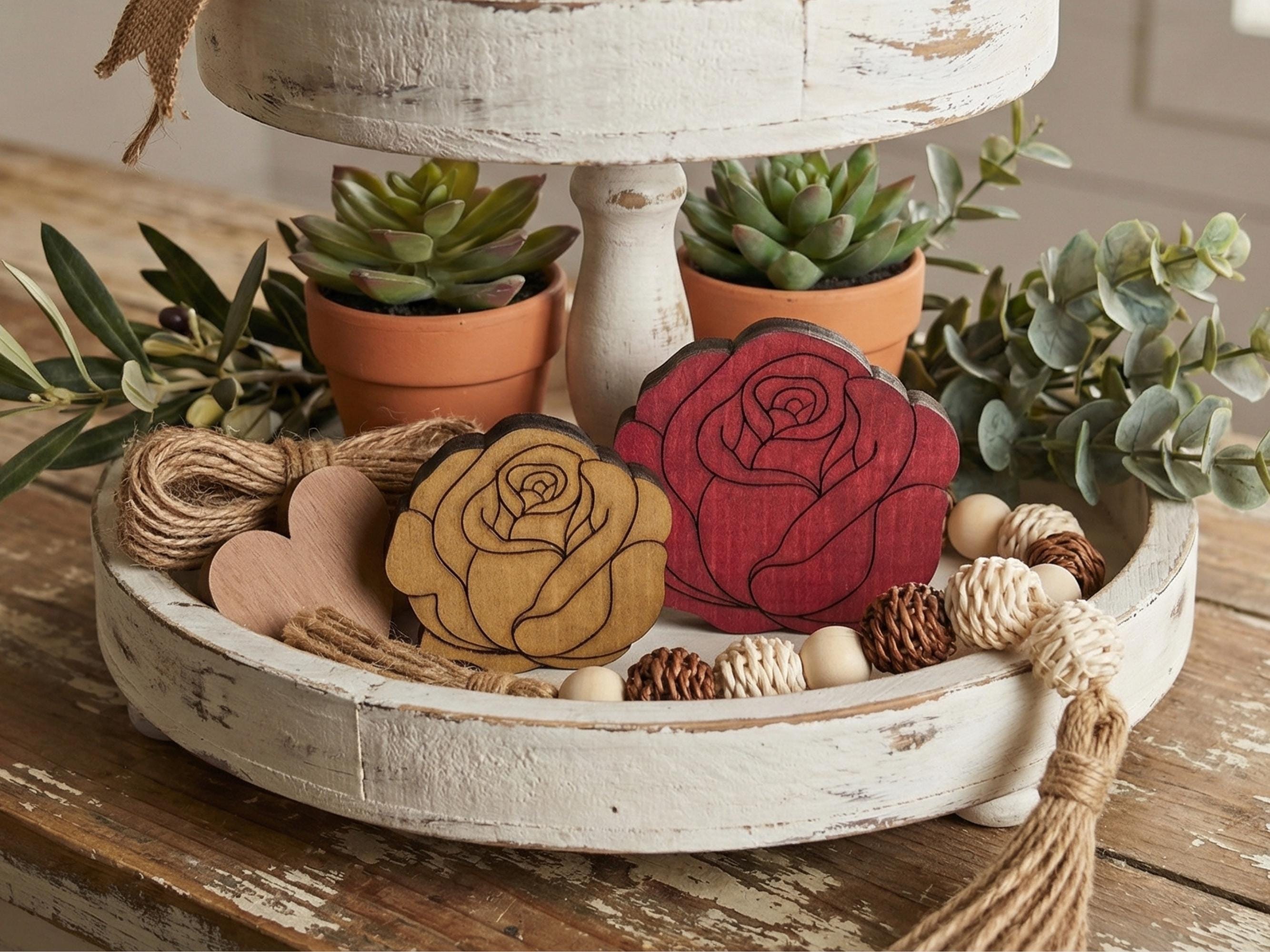Reclaimed Wood Roses