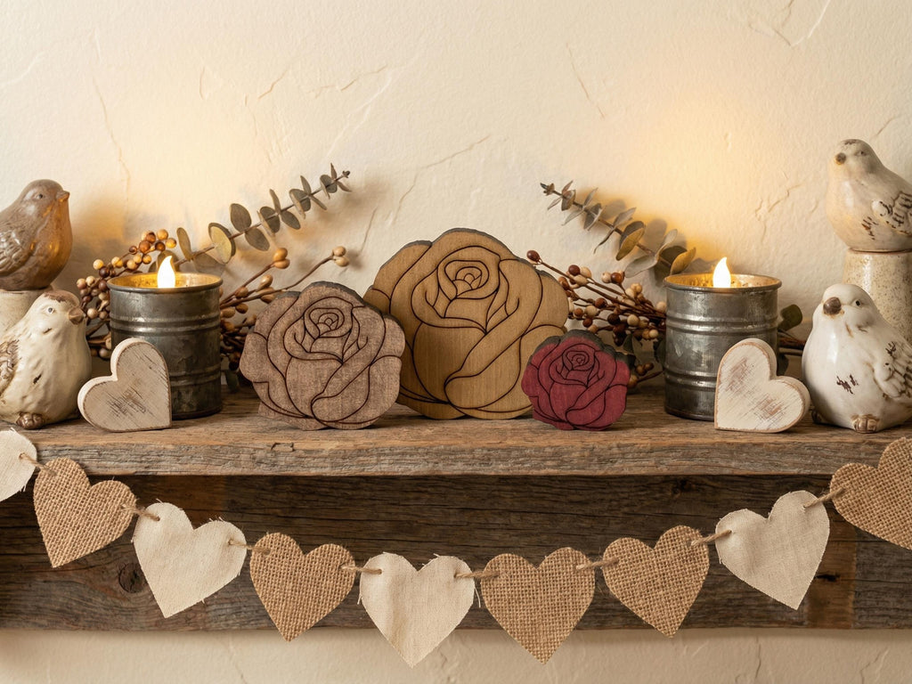 Reclaimed Wood Roses