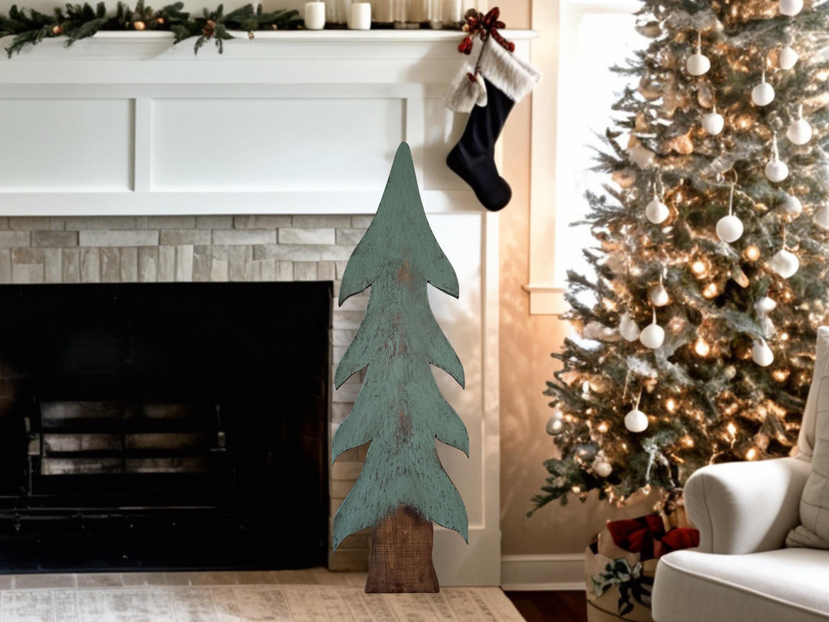 Rustic Wooden Tree 36"