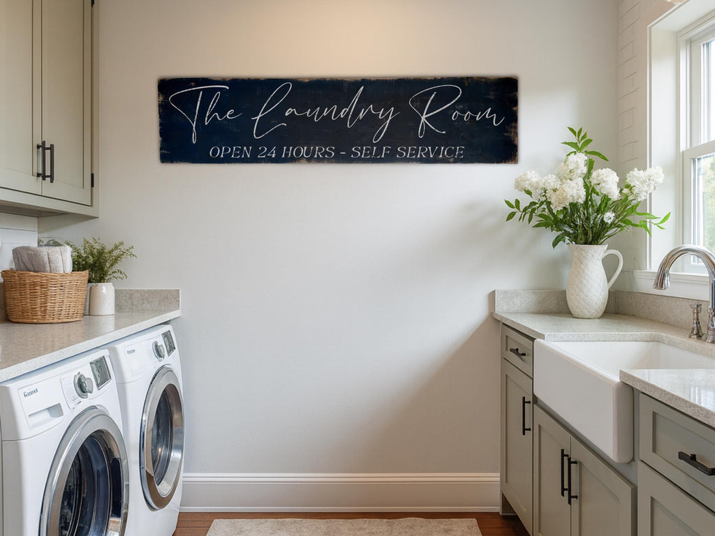Antique Style Laundry Room Sign