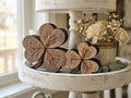 Reclaimed Wood 3 Leaf Shamrocks