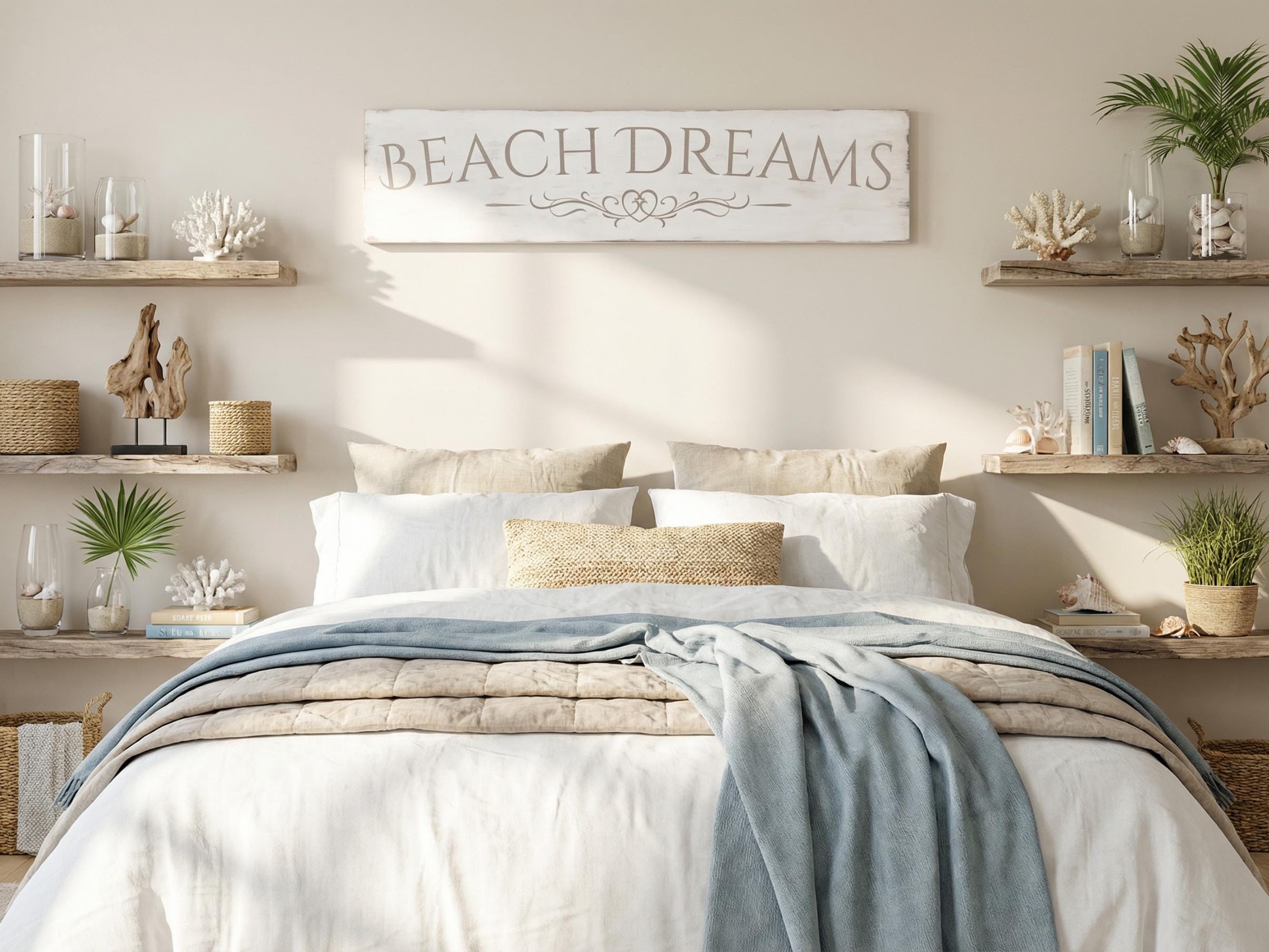 Beach Dreams Wood Sign
