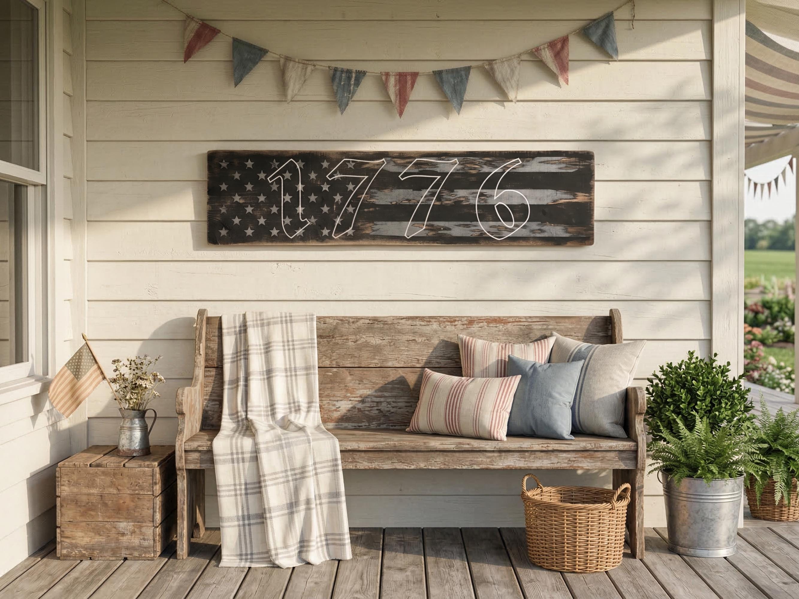 1776 Subdued American Flag