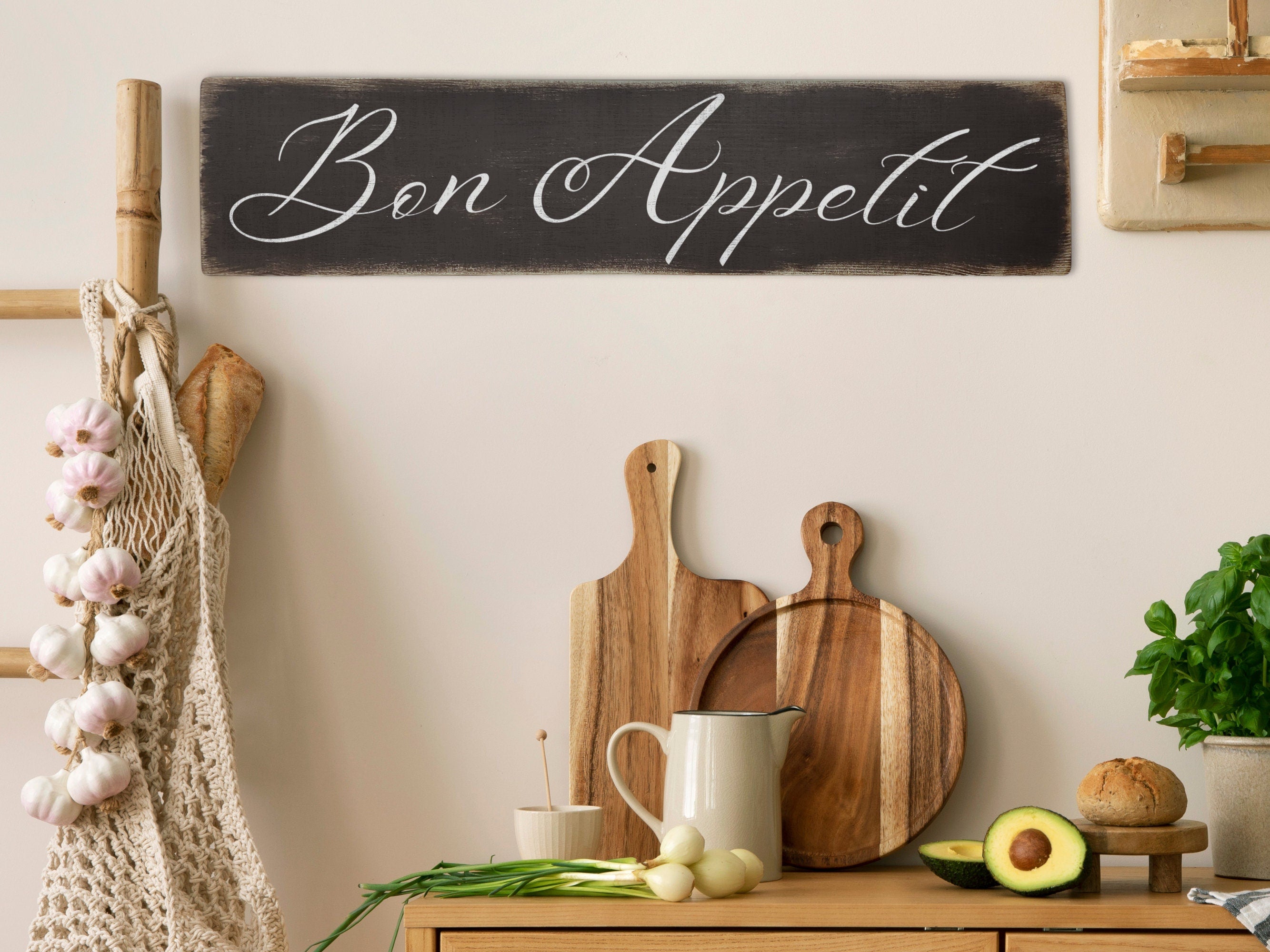 Antique Style Bon Appetit Sign