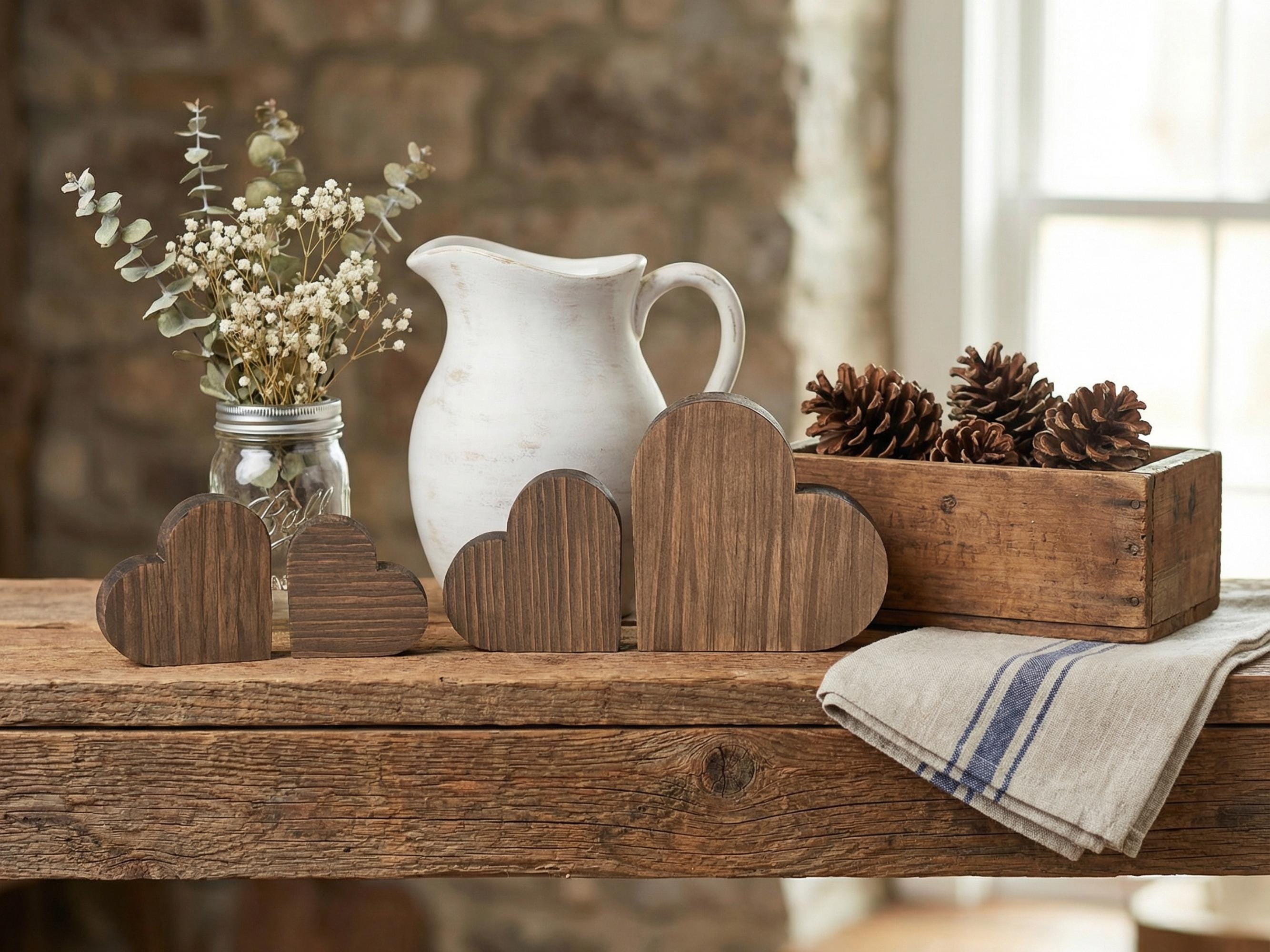Reclaimed Wood Hearts