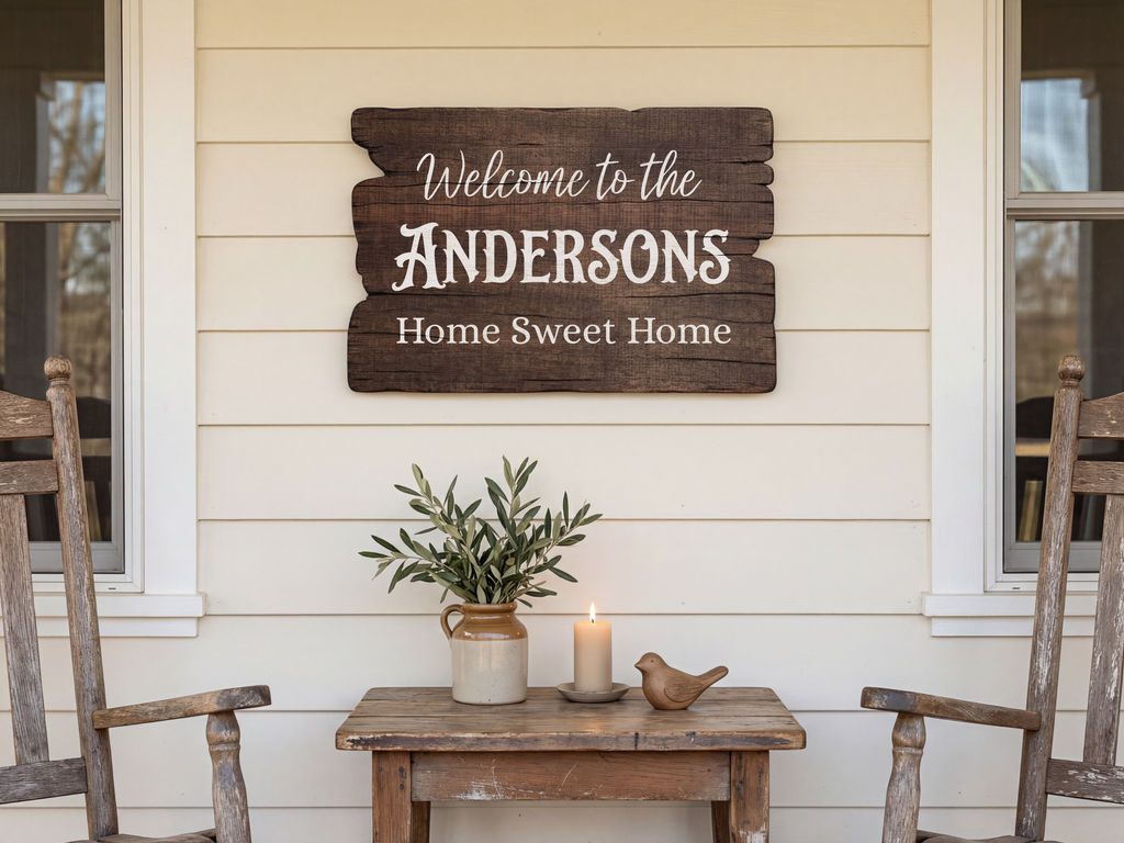 Custom Reclaimed Wood Sign